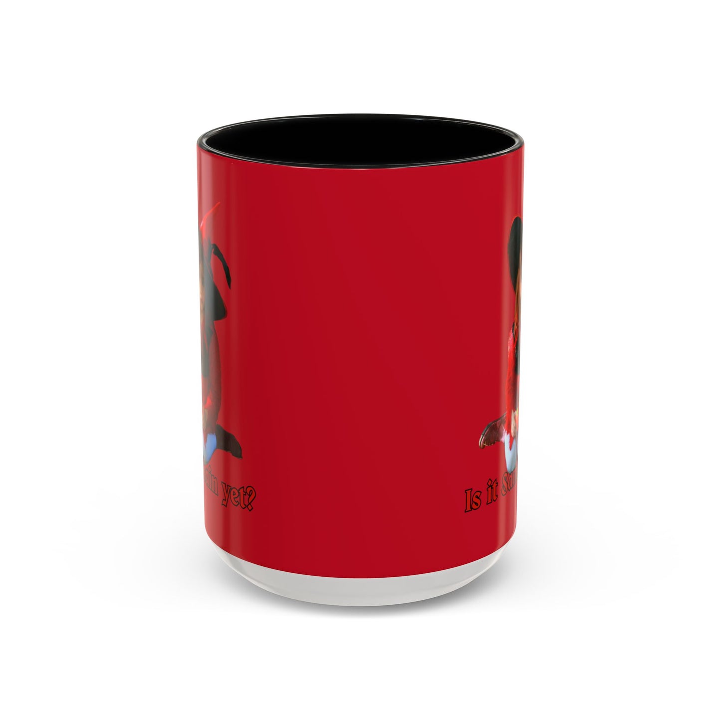 Is it Samhain yet? Red Accent Mug by CreepyCrafts.boo