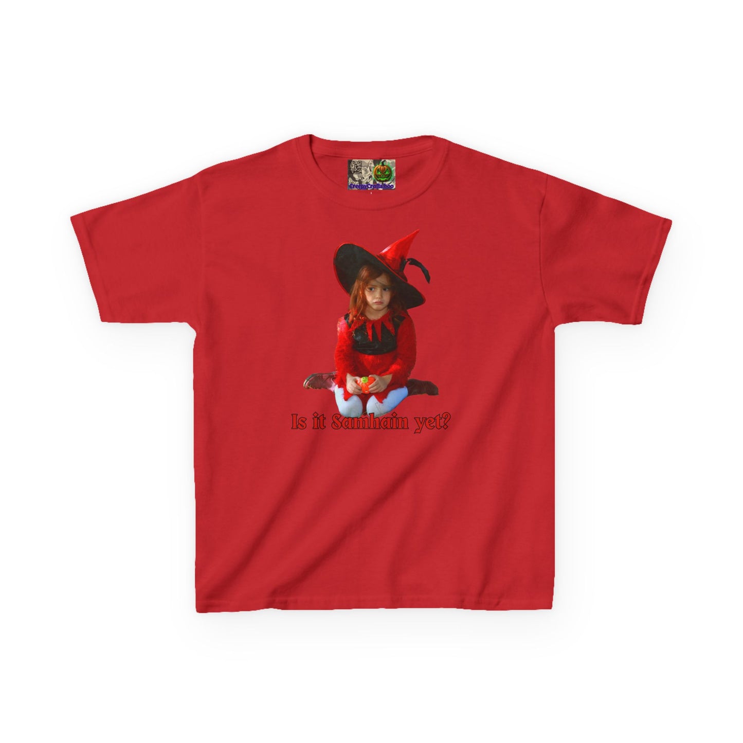Is it Samhain yet? Kids Heavy Cotton™ Tee by CreepyCrafts.boo
