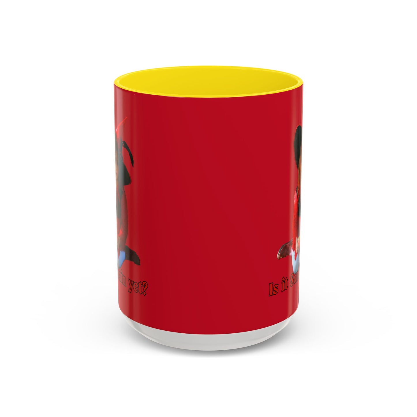 Is it Samhain yet? Red Accent Mug by CreepyCrafts.boo