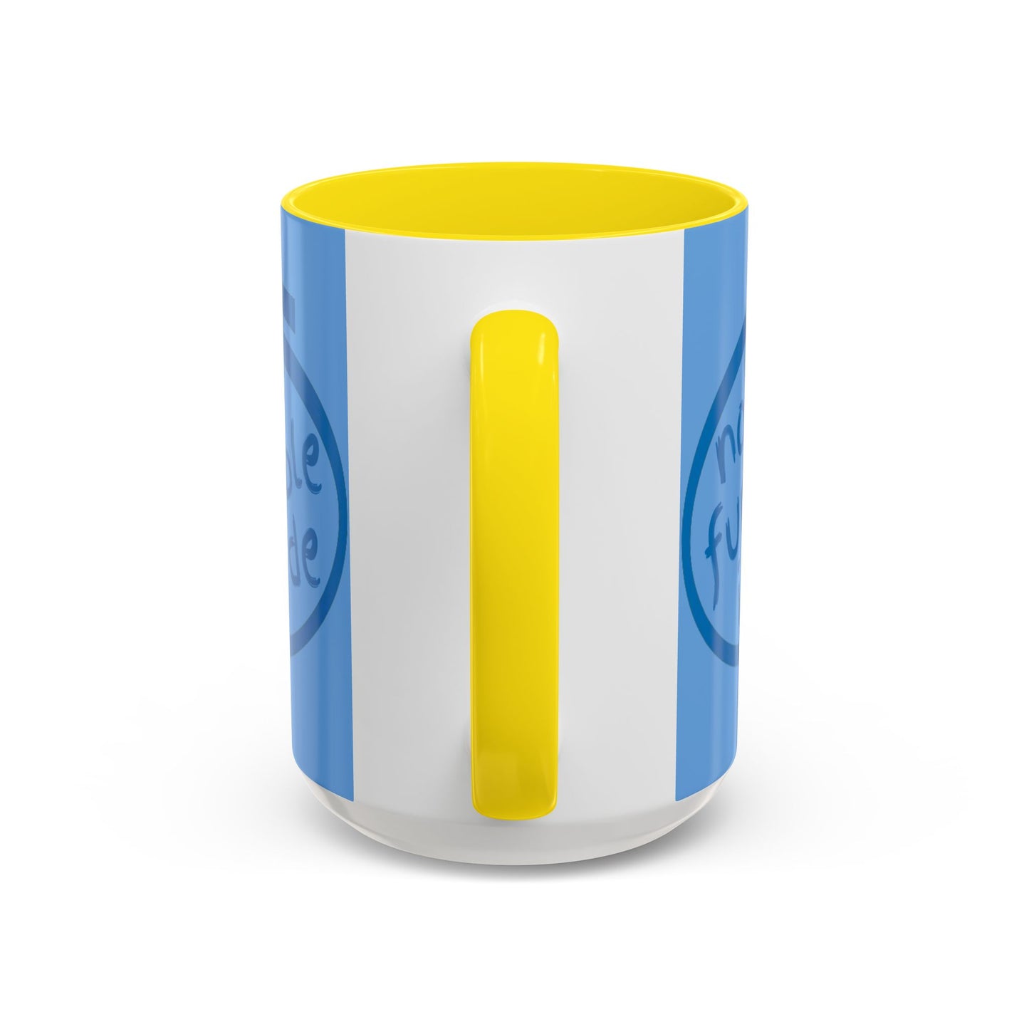 Non-Fungible Inside Light Blue Accent Mug by cypherpunkgear.com