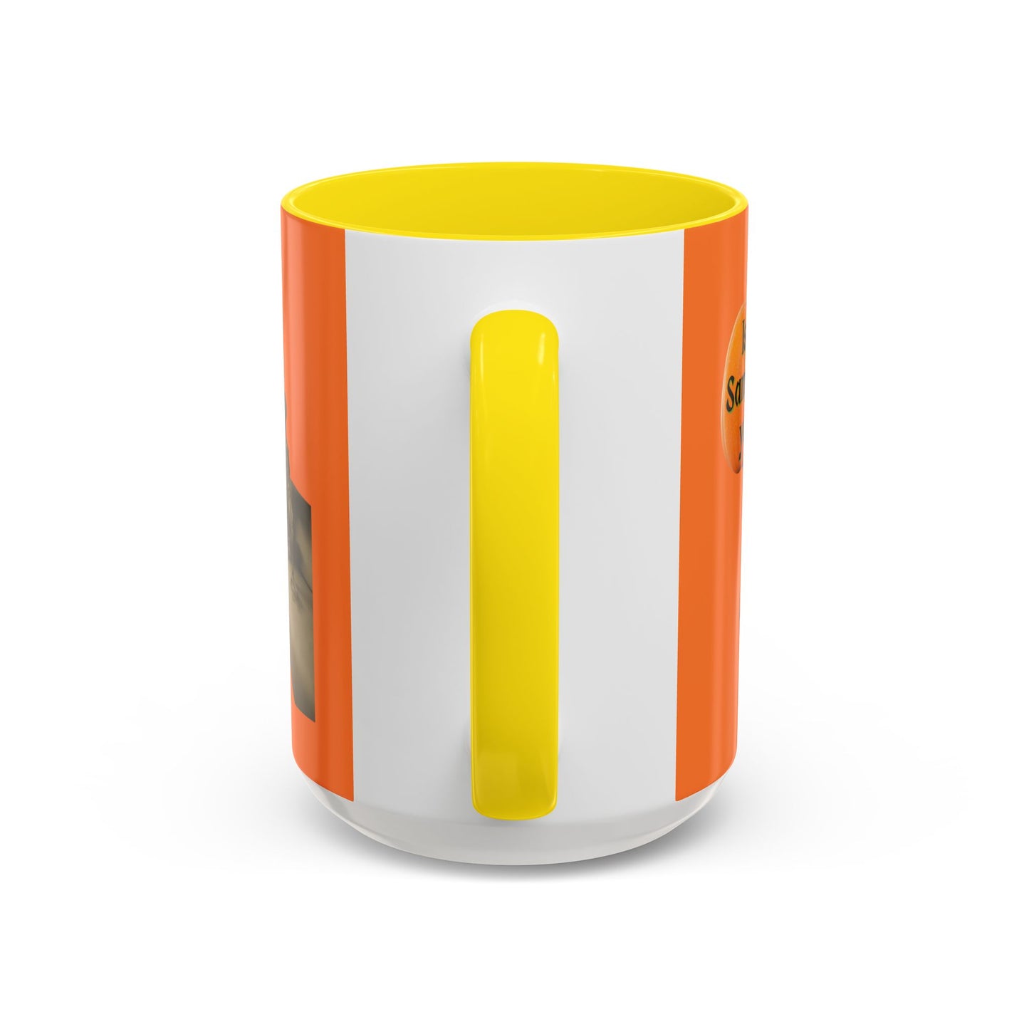 Is it Samhain yet? Skeleton's Pumpkin Orange Accent Mug by CreepyCrafts.boo