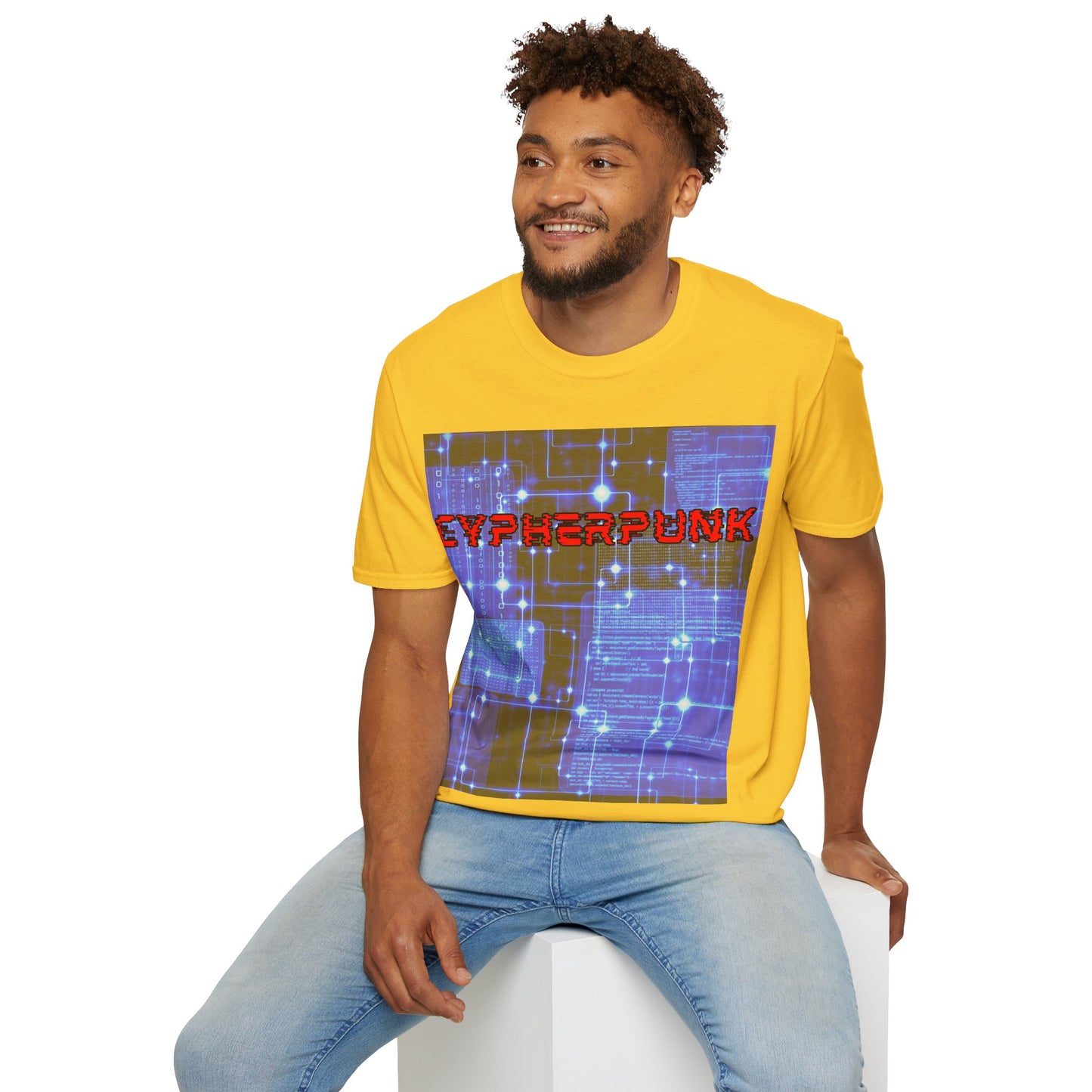 Cypherpunk LTcolors Unisex T-Shirt by cypherpunkgear.com