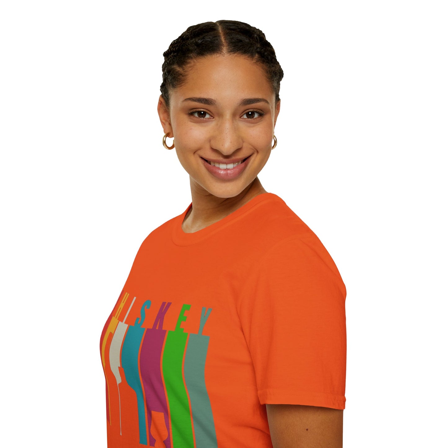 Whiskey spelled with an 'e' LTcolors Unisex T-Shirt by cypherpunkgear.com