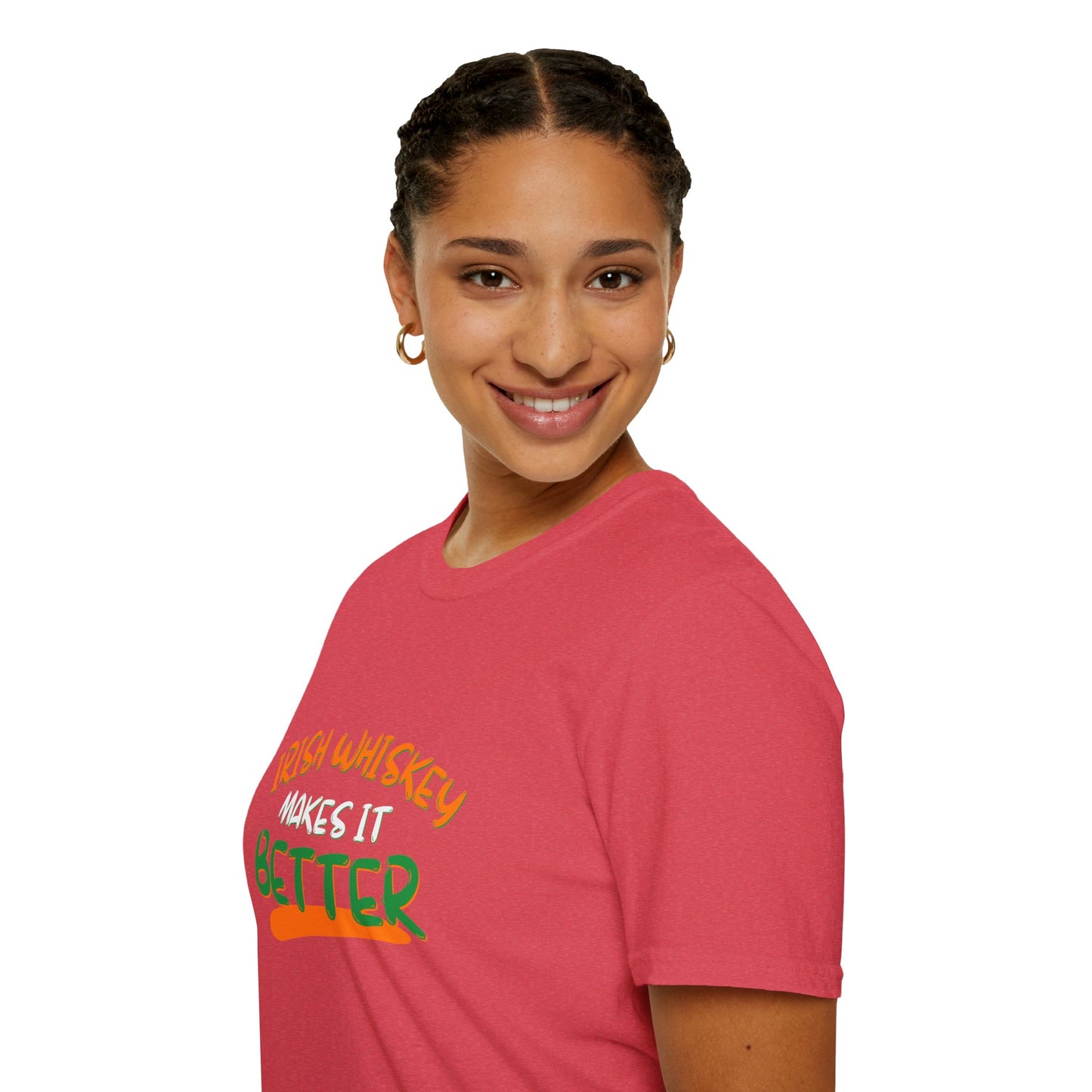 Irish Whiskey makes it better OWGfont LTcolors Unisex T-Shirt by cypherpunkgear.com