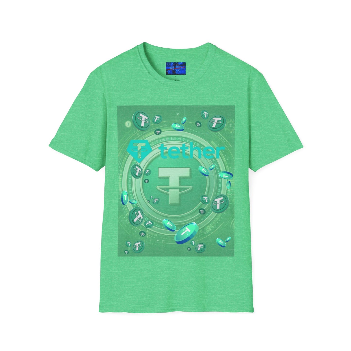 Tether DKcolors Unisex T-Shirt by cypherpunkgear.com