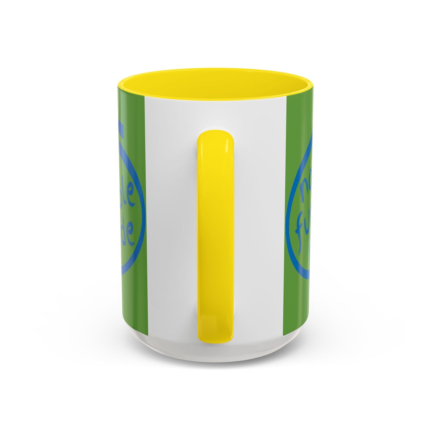 Non-Fungible Inside Green Accent Mug by cypherpunkgear.com
