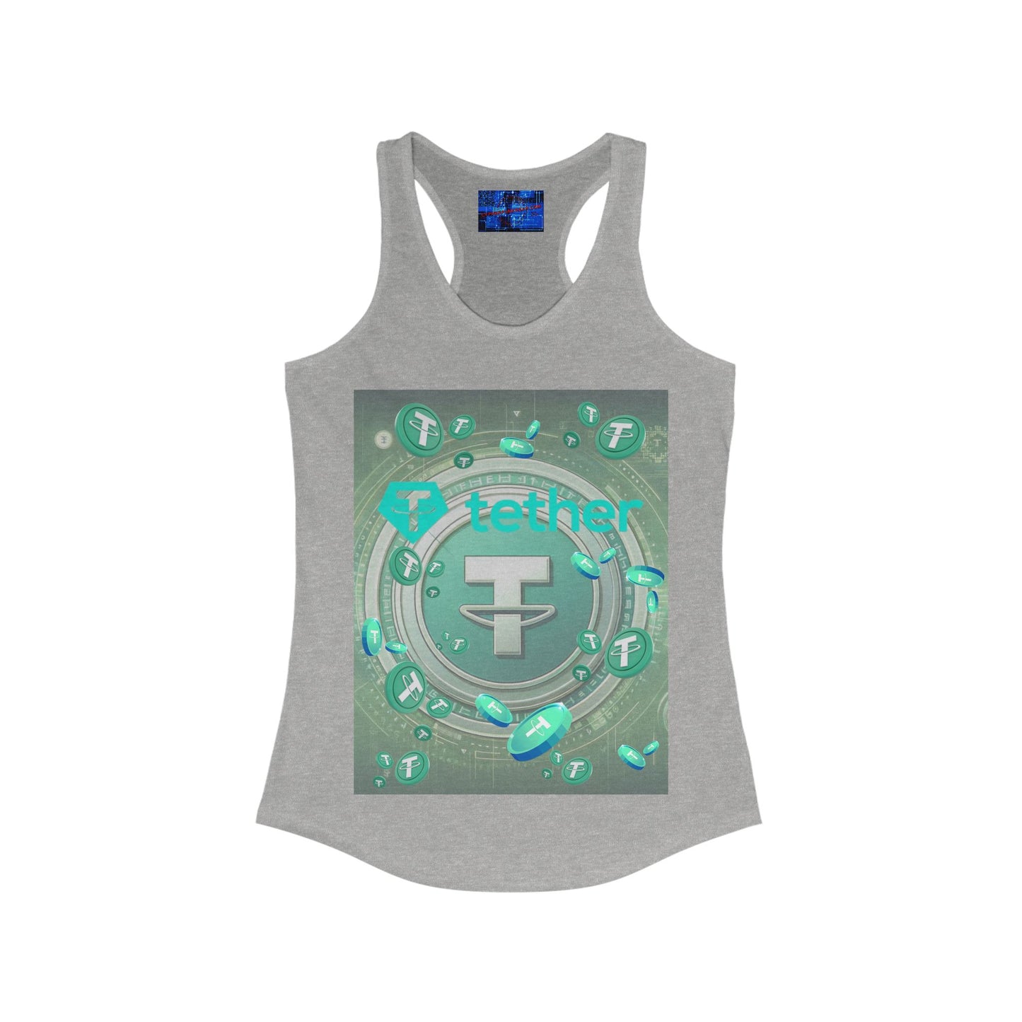 Tether Women's Racerback Tank Top by cypherpunkgear.com