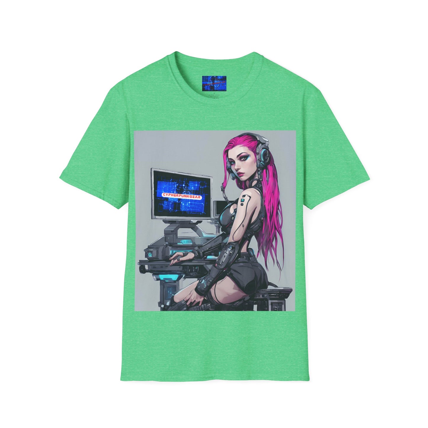 Netrunner Cyberpunk DKcolors Unisex T-Shirt by cypherpunkgear.com