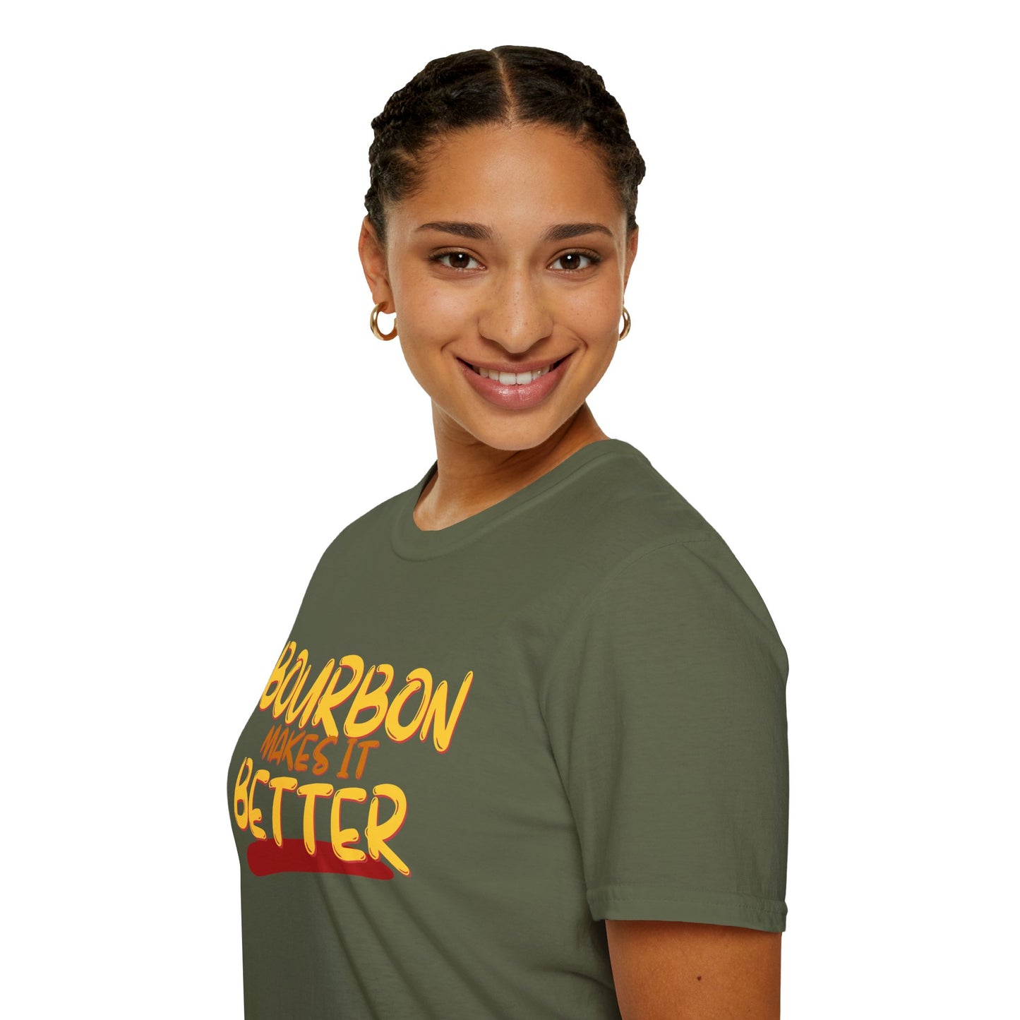 ¡Bourbon lo mejora con cypherpunkgear! Camiseta unisex de estilo suave