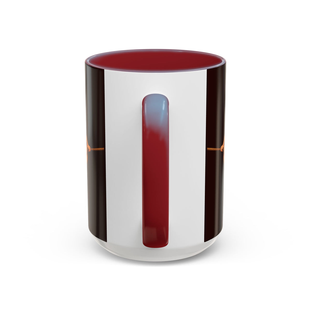 Hazel Hex Brown Accent Mug by CreepyCrafts.boo