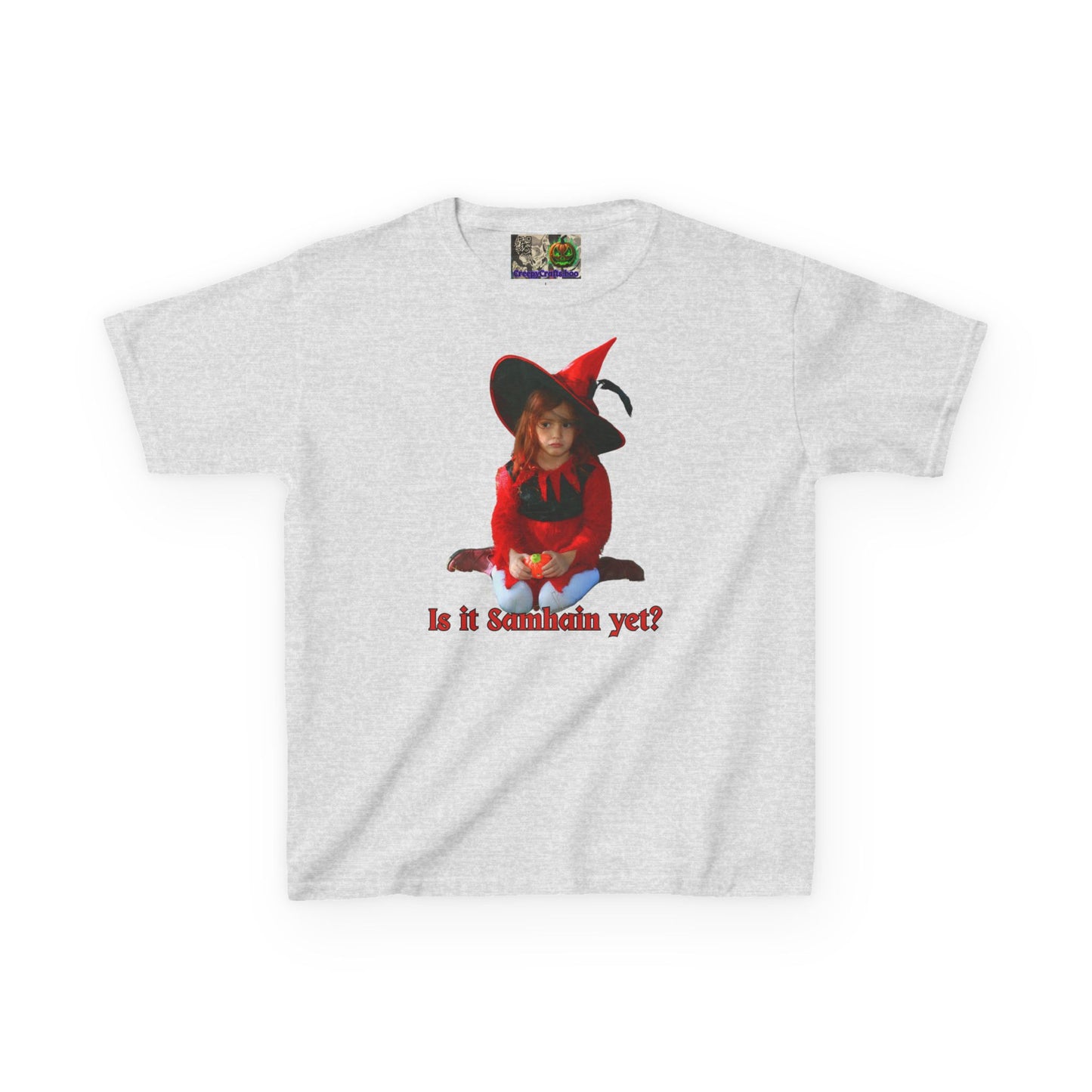 Is it Samhain yet? Kids Heavy Cotton™ Tee by CreepyCrafts.boo