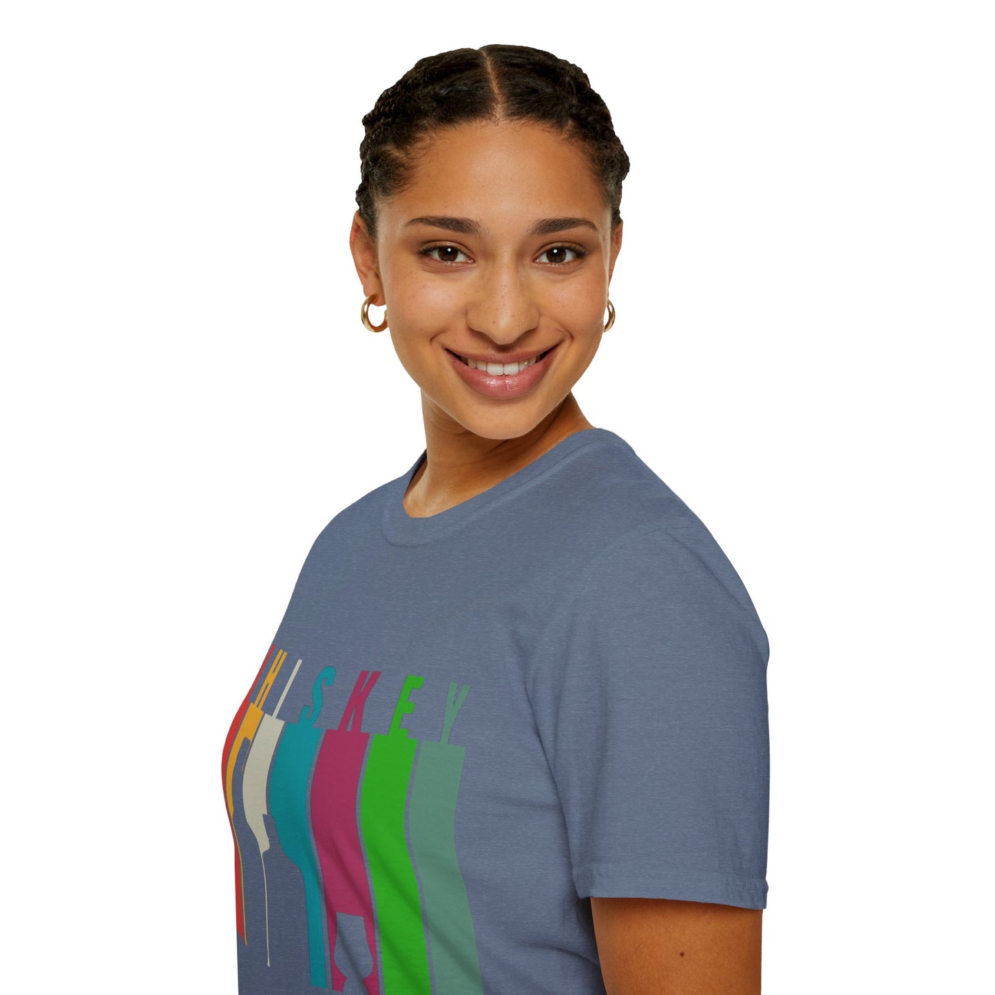 Whiskey spelled with an 'e' DKcolors Unisex T-Shirt by cypherpunkgear.com