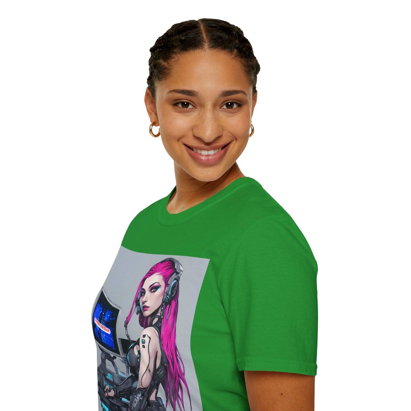 Netrunner Cyberpunk DKcolors Unisex T-Shirt by cypherpunkgear.com