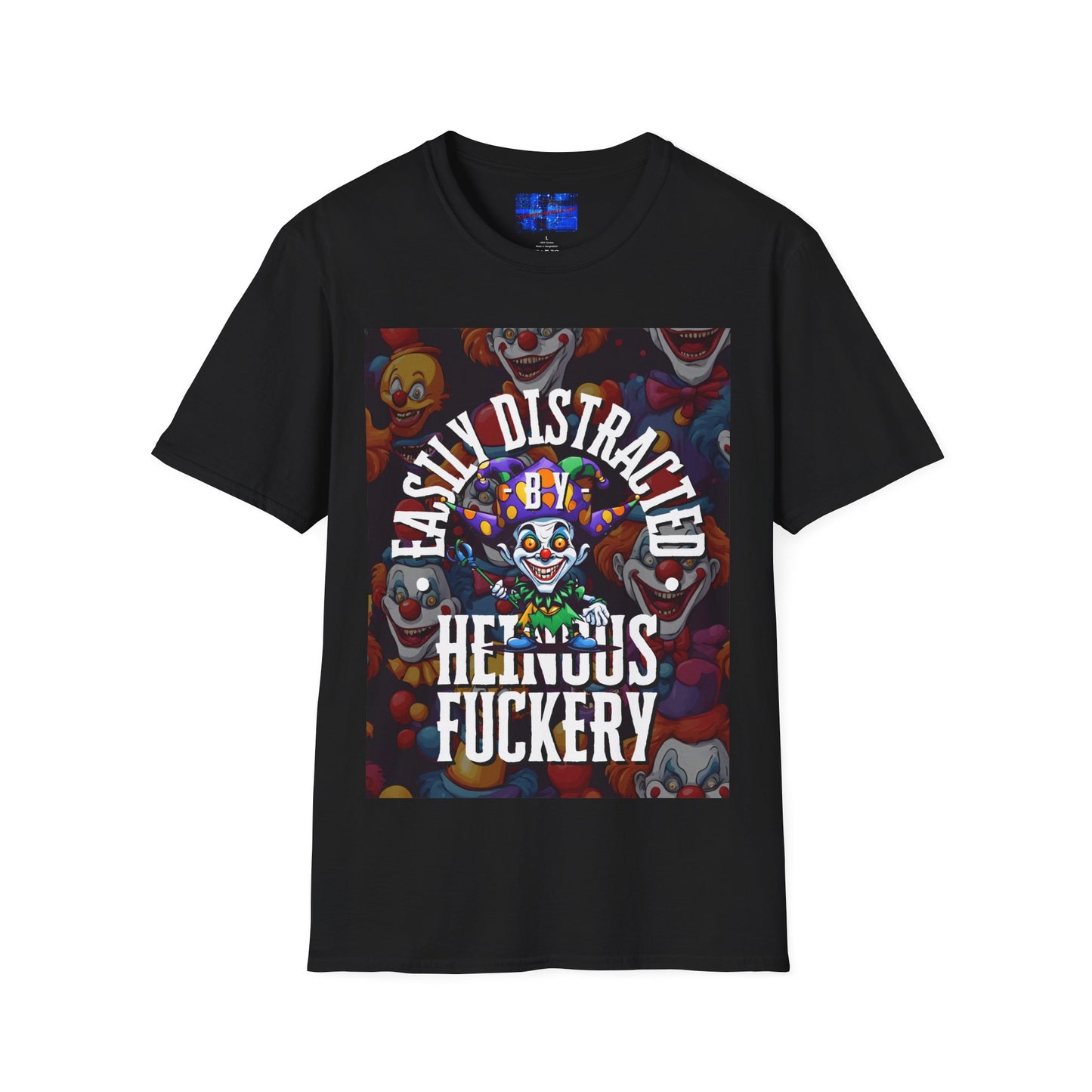 Easily Distracted by Heinous Fuckery Little Jincs DKcolors Unisex T-Shirt by cypherpunkgear.com