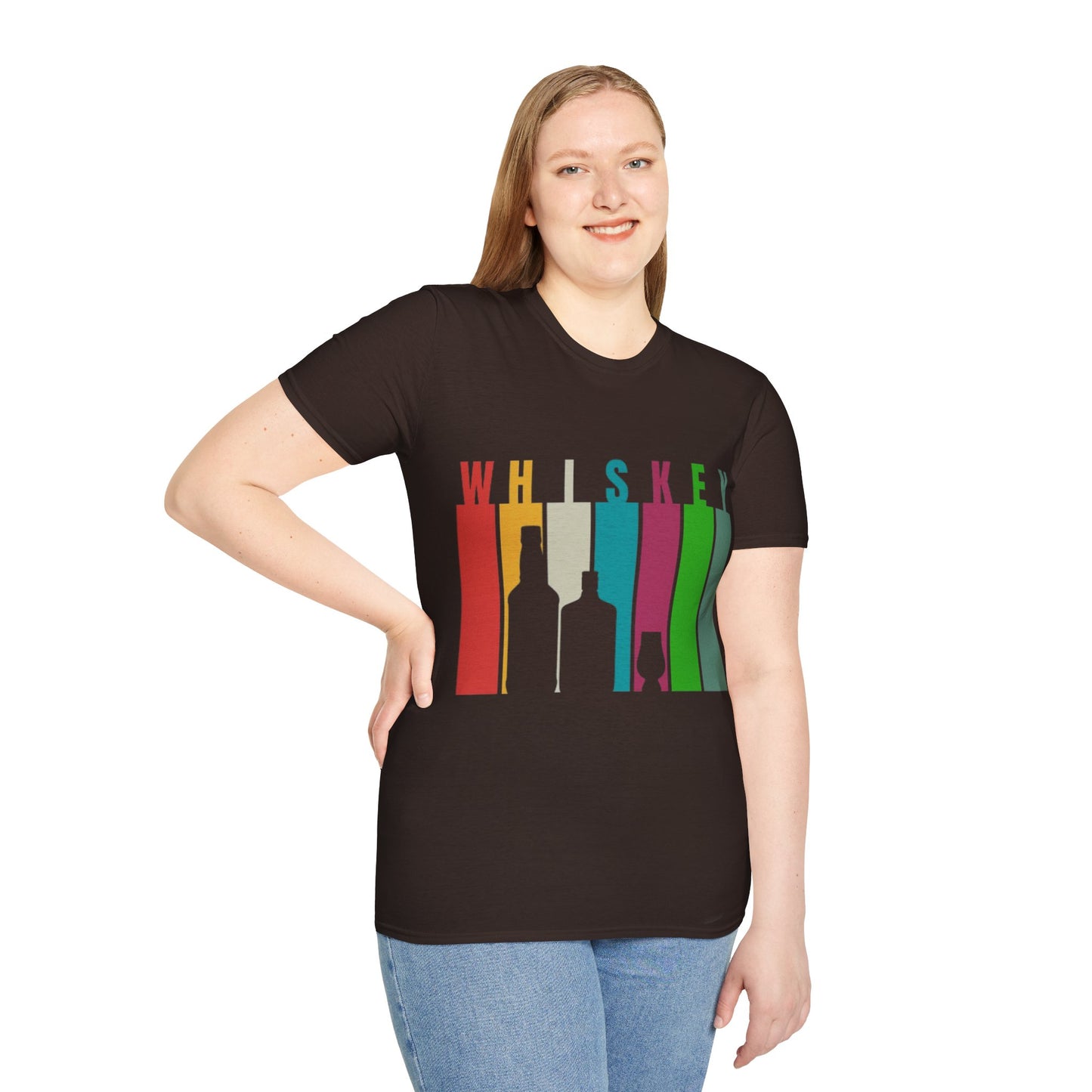 Whiskey spelled with an 'e' DKcolors Unisex T-Shirt by cypherpunkgear.com