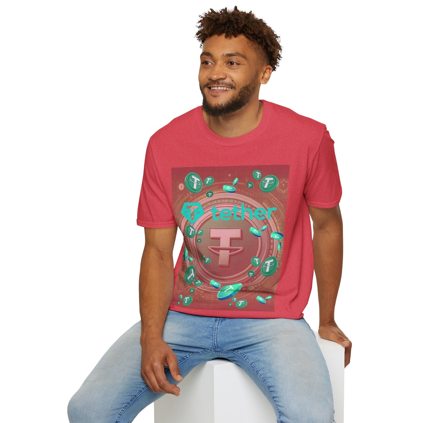 Tether LTcolors Unisex T-Shirt by cypherpunkgear.com