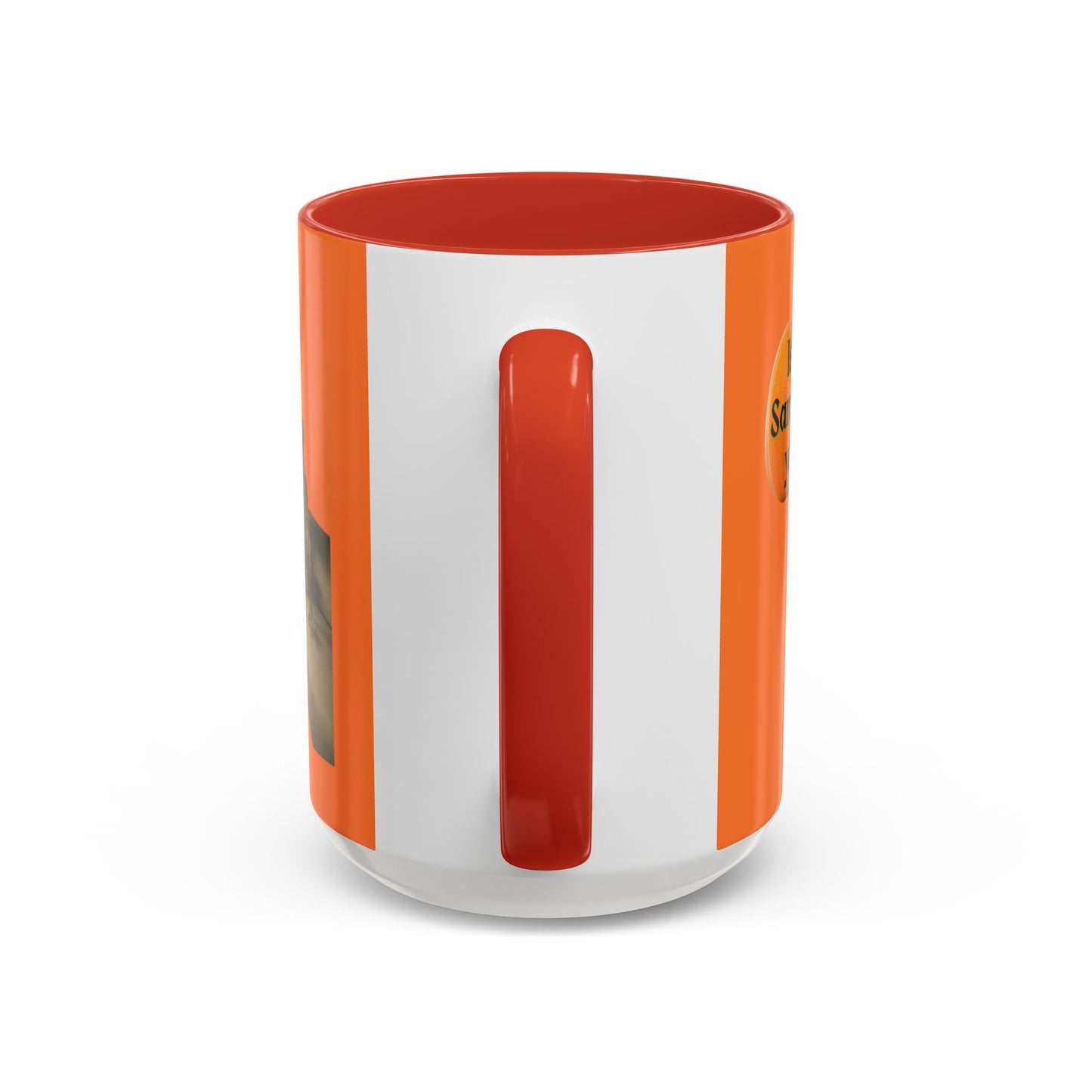 Is it Samhain yet? Skeleton's Pumpkin Orange Accent Mug by CreepyCrafts.boo