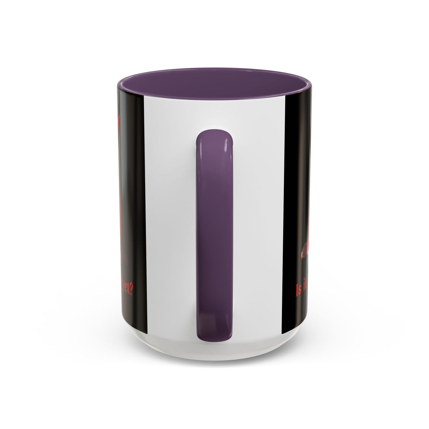 Is it Samhain yet? Black Accent Mug by CreepyCrafts.boo
