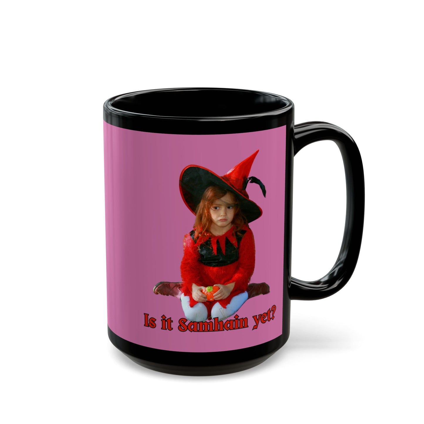 Is it Samhain yet? Pink Mug by CreepyCrafts.boo