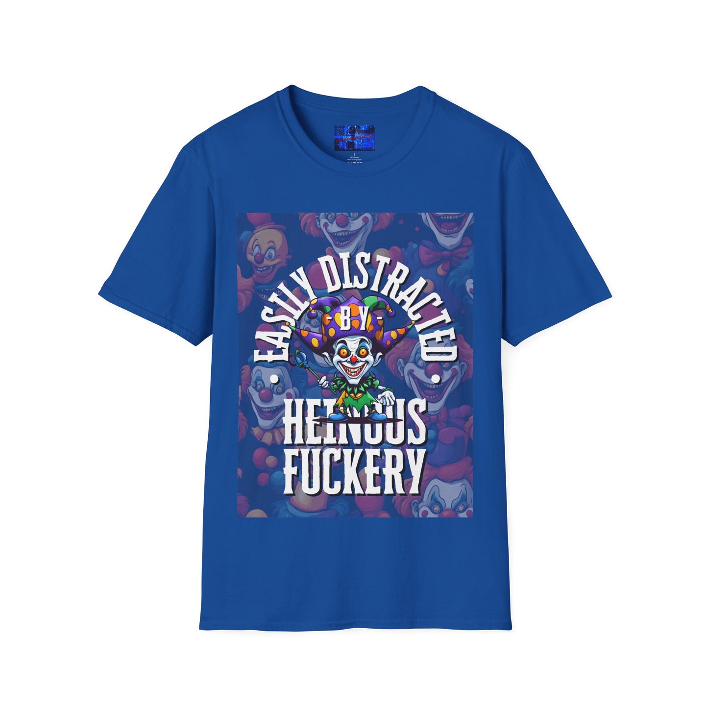 Easily Distracted by Heinous Fuckery Little Jincs DKcolors Unisex T-Shirt by cypherpunkgear.com