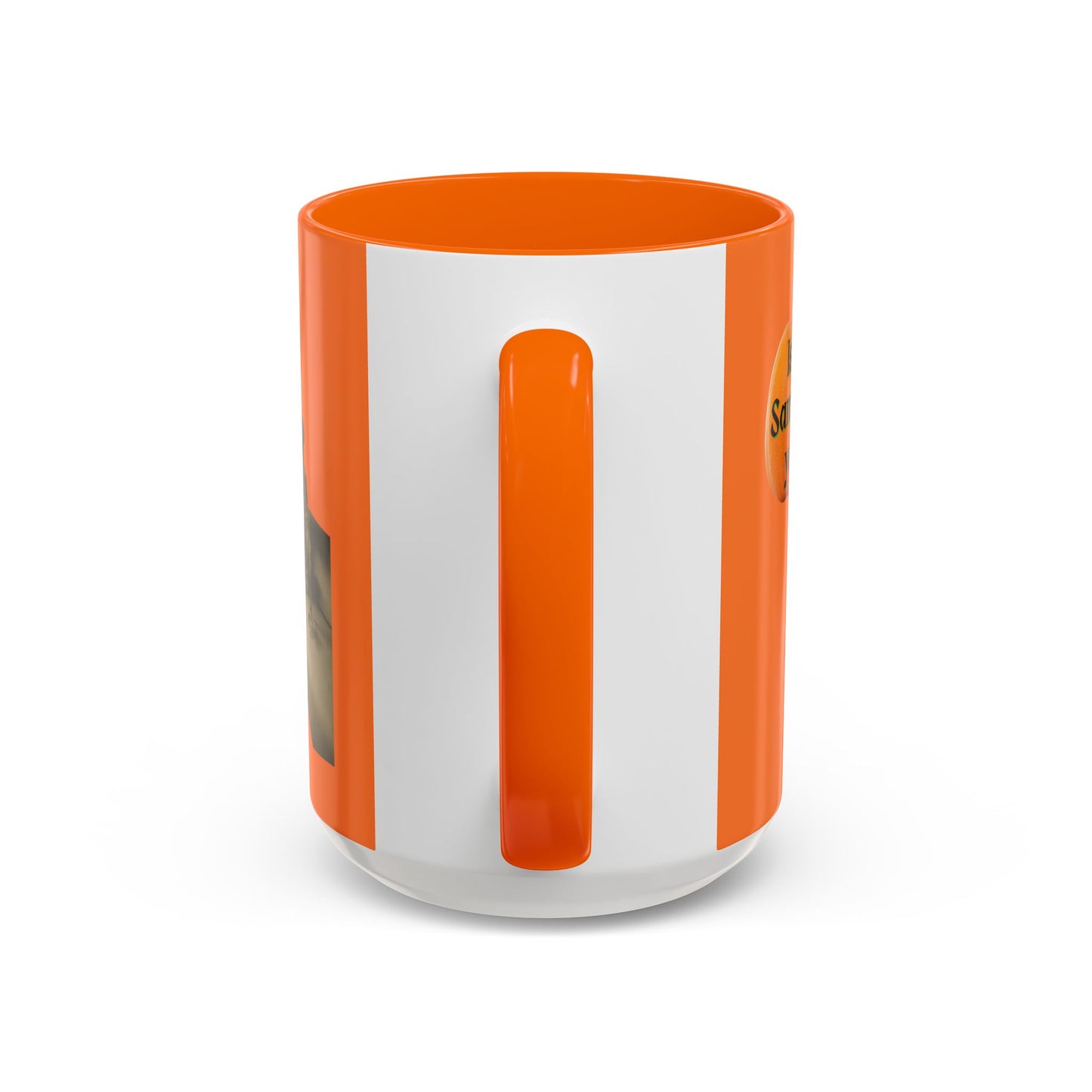 Is it Samhain yet? Skeleton's Pumpkin Orange Accent Mug by CreepyCrafts.boo