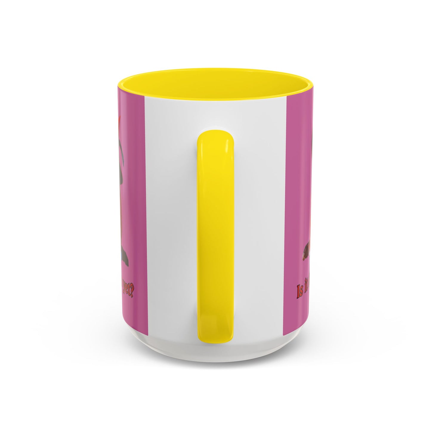 Is it Samhain yet? Pink Accent Mug by CreepyCrafts.boo
