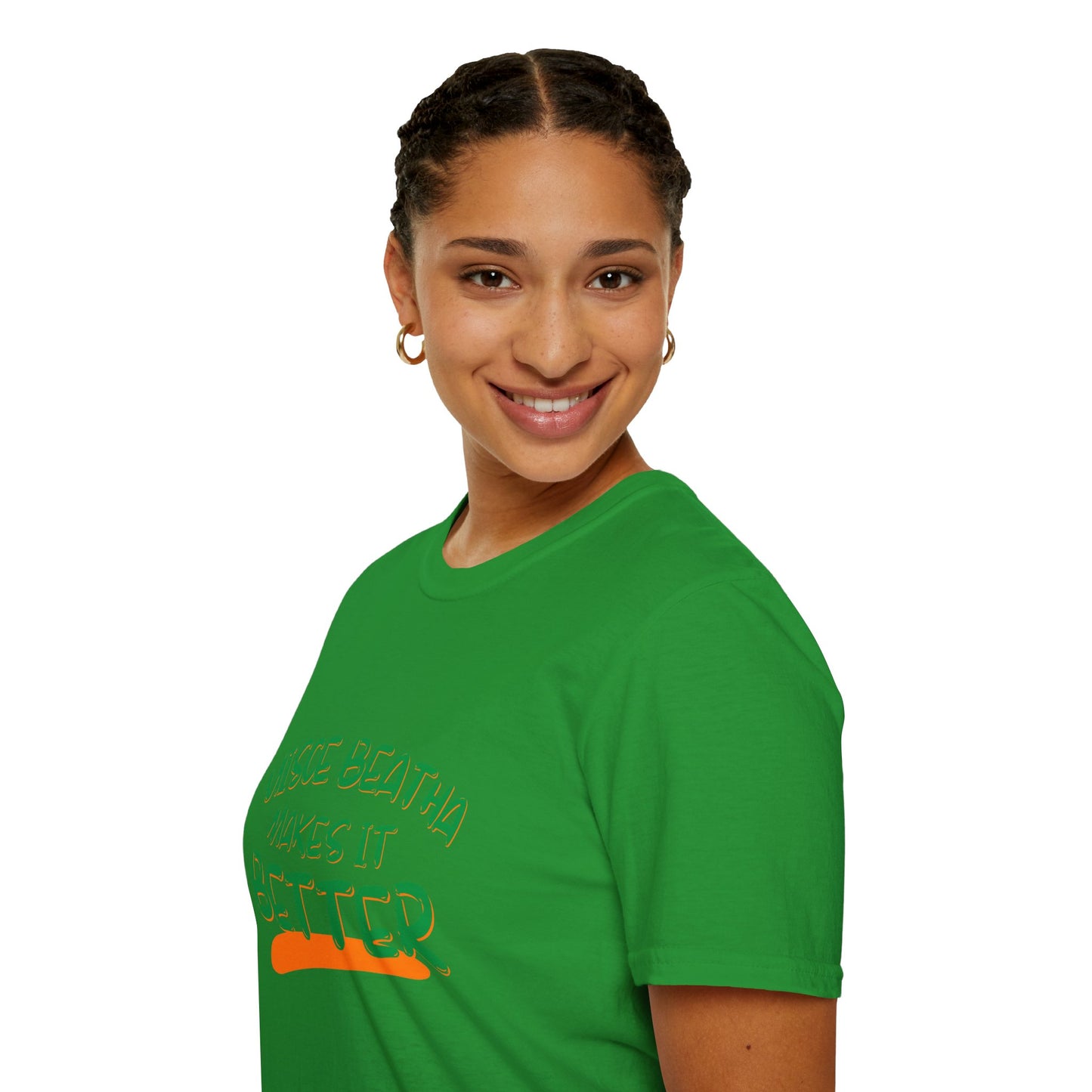 Uisce Beatha makes it better GNfont DKcolors Unisex T-Shirt by cypherpunkgear.com