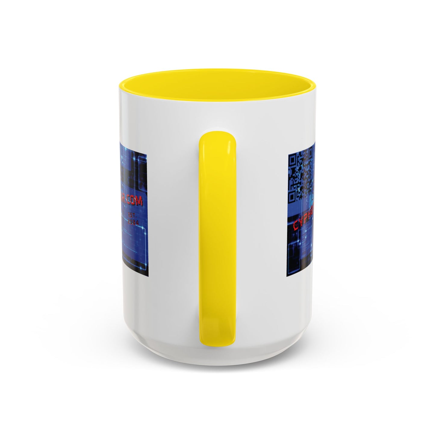 Cypherpunkgear.com logo Accent Mug by cypherpunkgear.com
