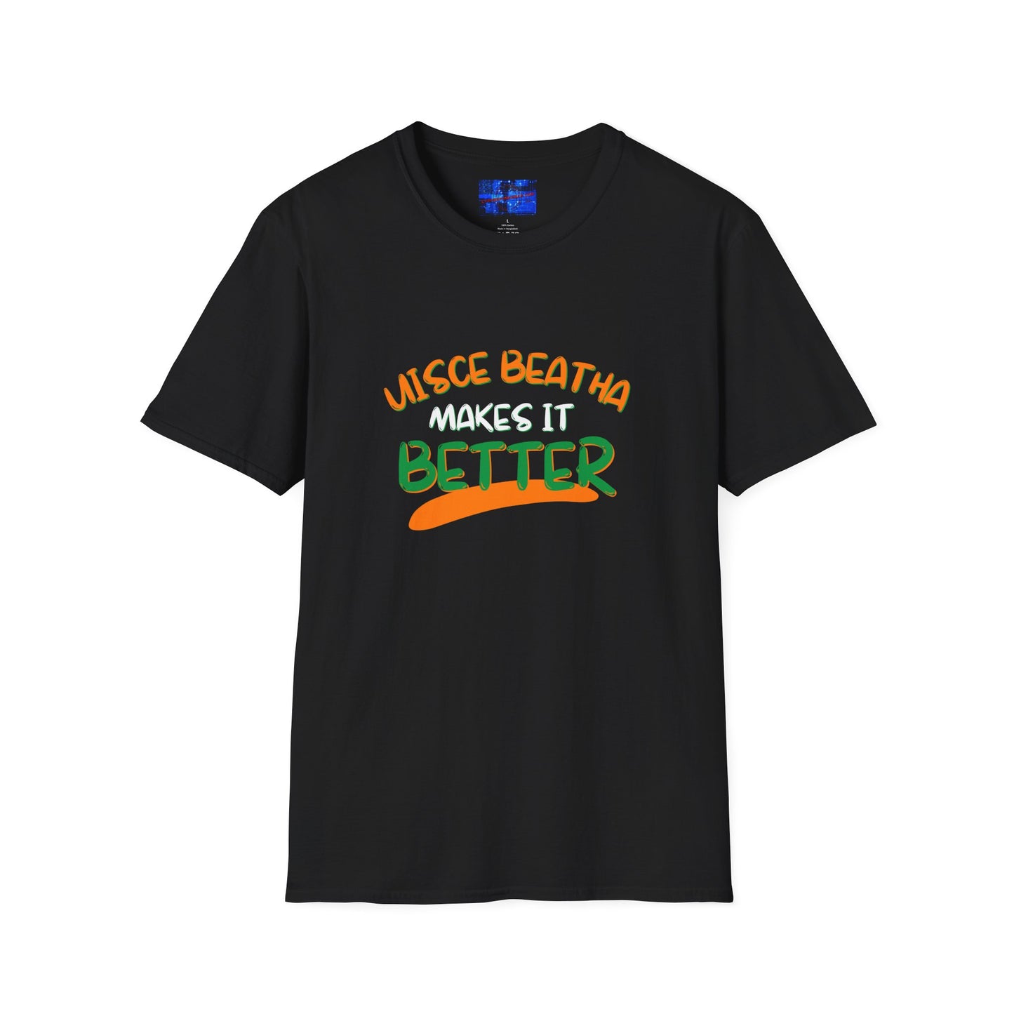 Uisce Beatha makes it better OWGfont DKcolors Unisex T-Shirt by cypherpunkgear.com