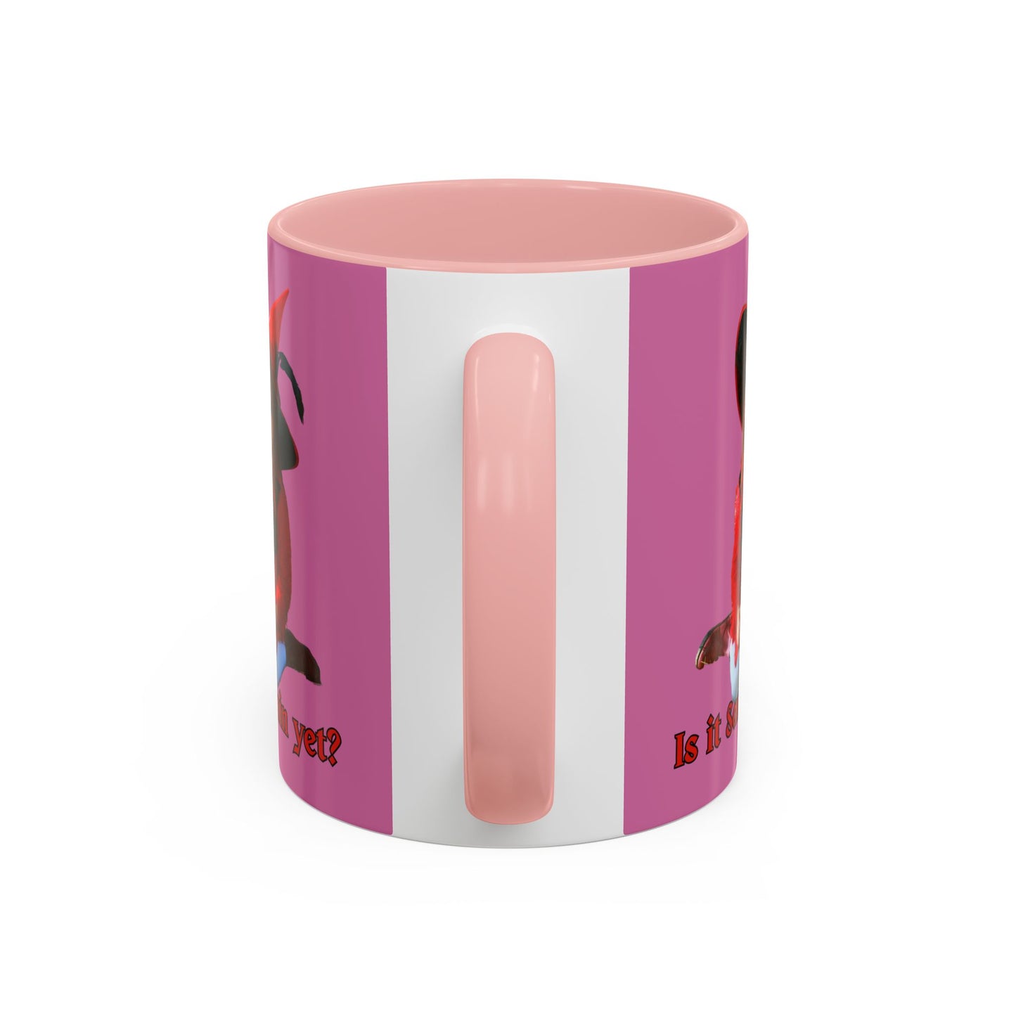 Is it Samhain yet? Pink Accent Mug by CreepyCrafts.boo