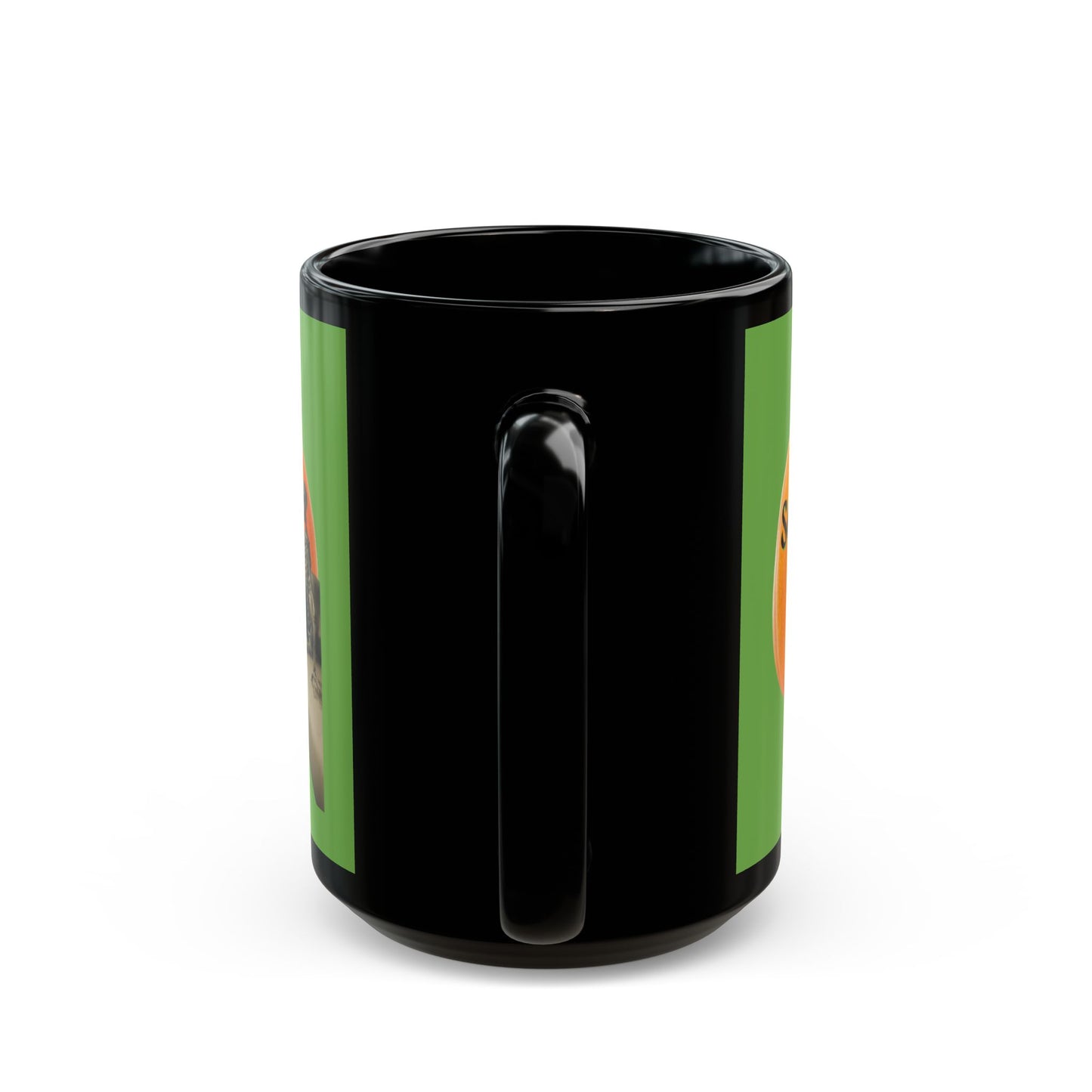 Is It Samhain Yet? Skeleton's Giant Pumpkin Green Mug by CreepyCrafts.boo