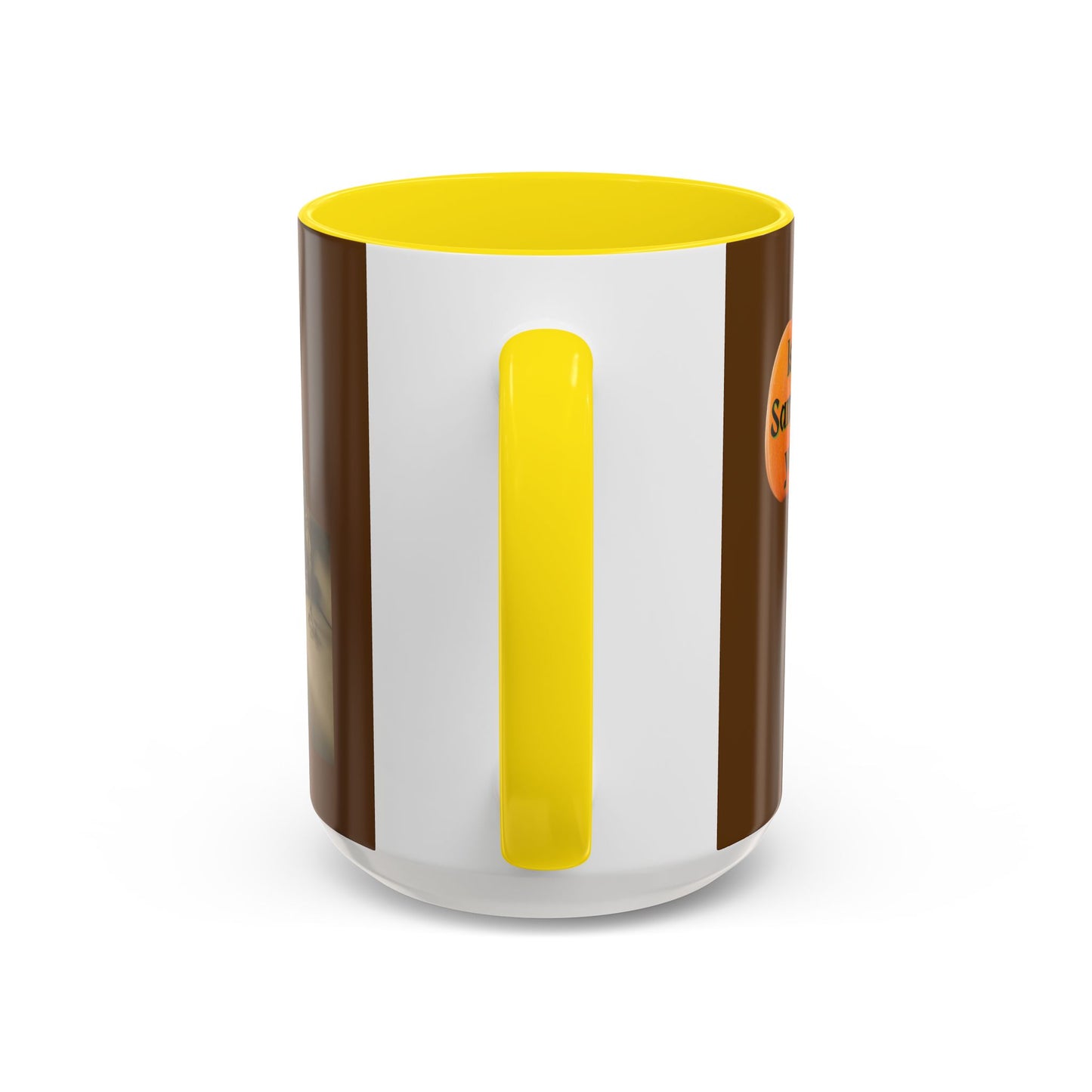 Is it Samhain yet? Skeleton's Pumpkin Brown Accent Mug by CreepyCrafts.boo