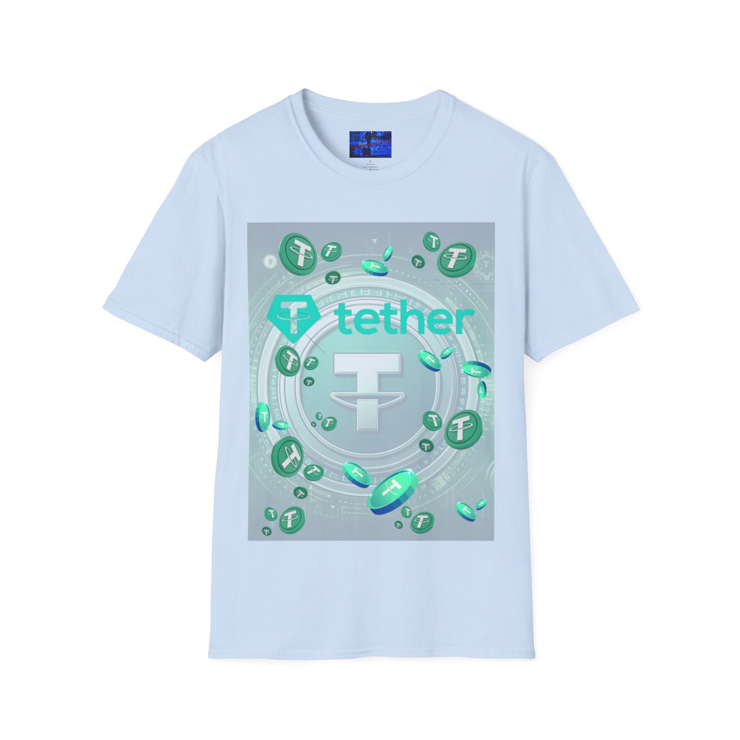 Tether LTcolors Unisex T-Shirt by cypherpunkgear.com
