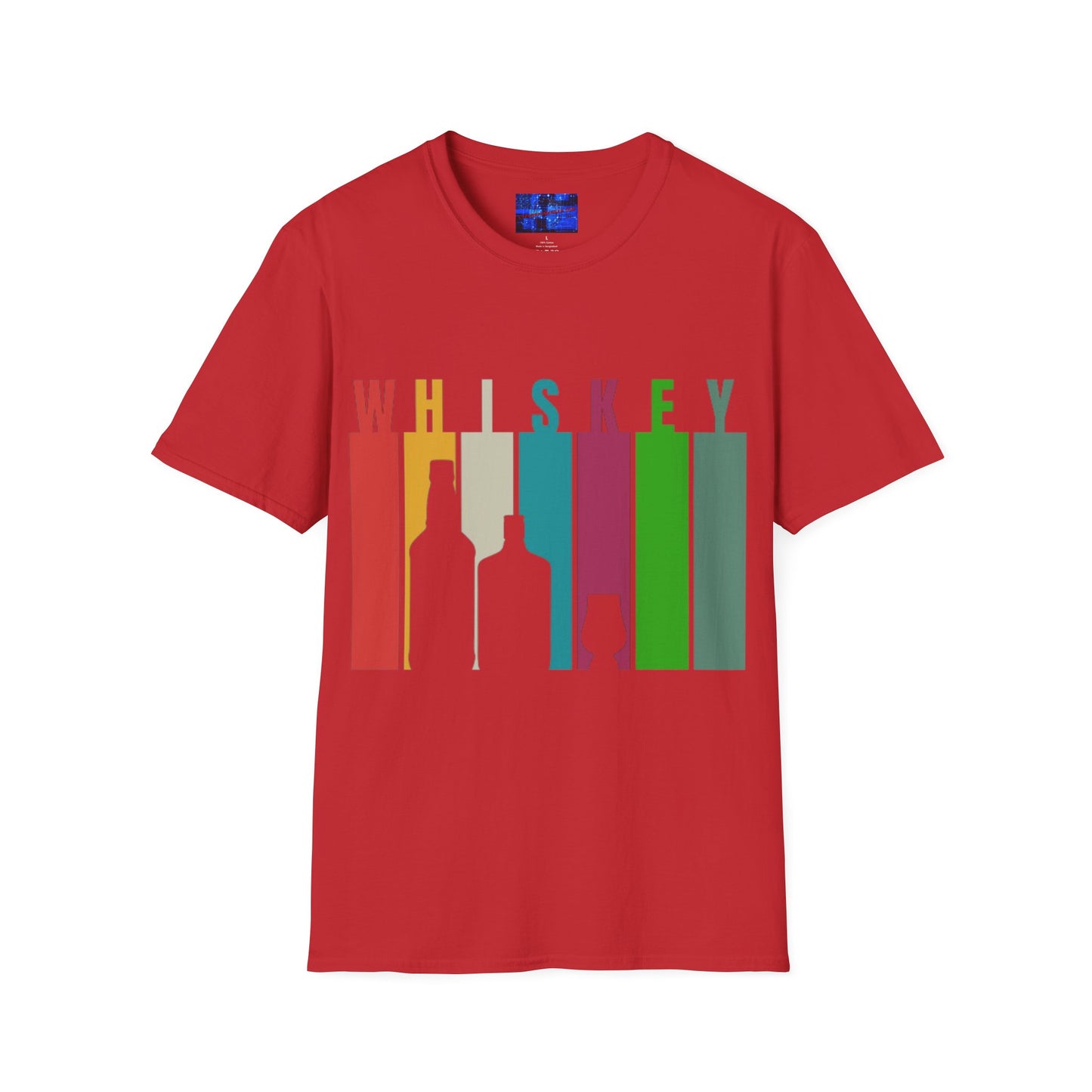 Whiskey spelled with an 'e' LTcolors Unisex T-Shirt by cypherpunkgear.com