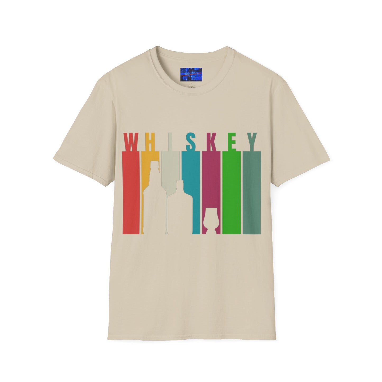 Whiskey spelled with an 'e' LTcolors Unisex T-Shirt by cypherpunkgear.com