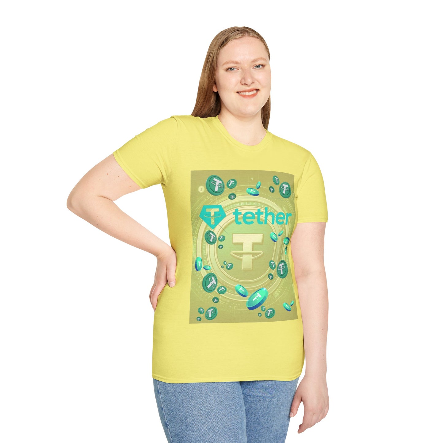 Tether LTcolors Unisex T-Shirt by cypherpunkgear.com