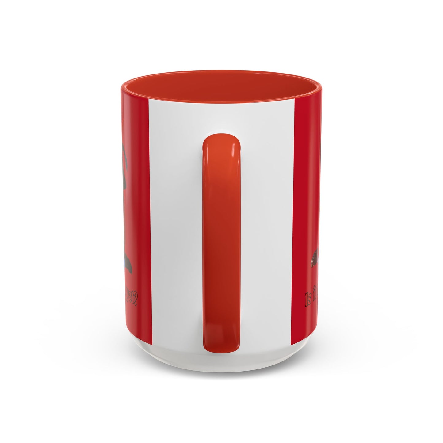 Is it Samhain yet? Red Accent Mug by CreepyCrafts.boo