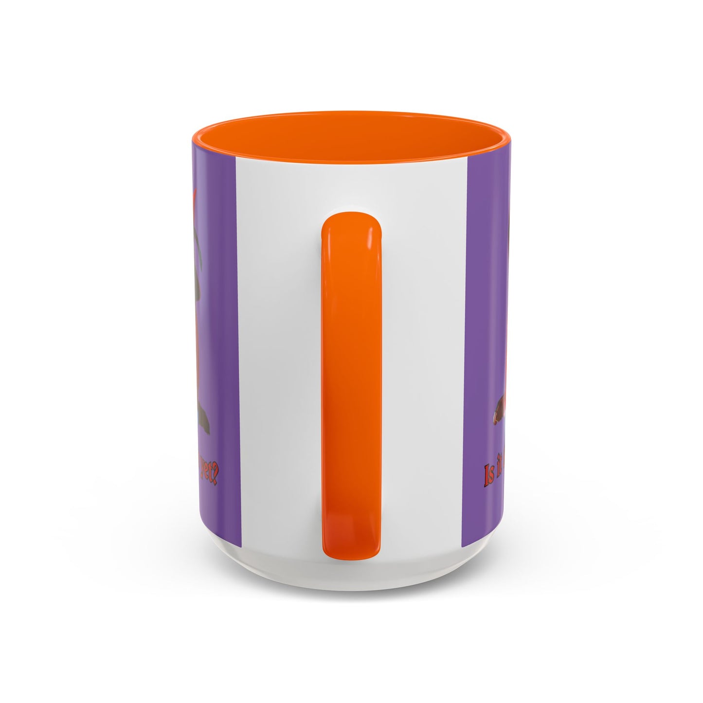 Is it Samhain yet? Light Purple Accent Mug by CreepyCrafts.boo