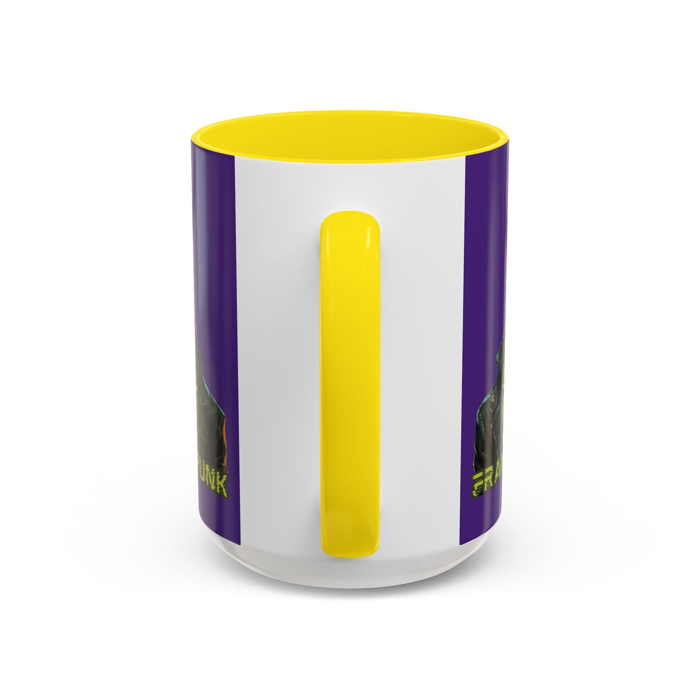 Frankenpunk Purple Accent Mug by CreepyCrafts.boo