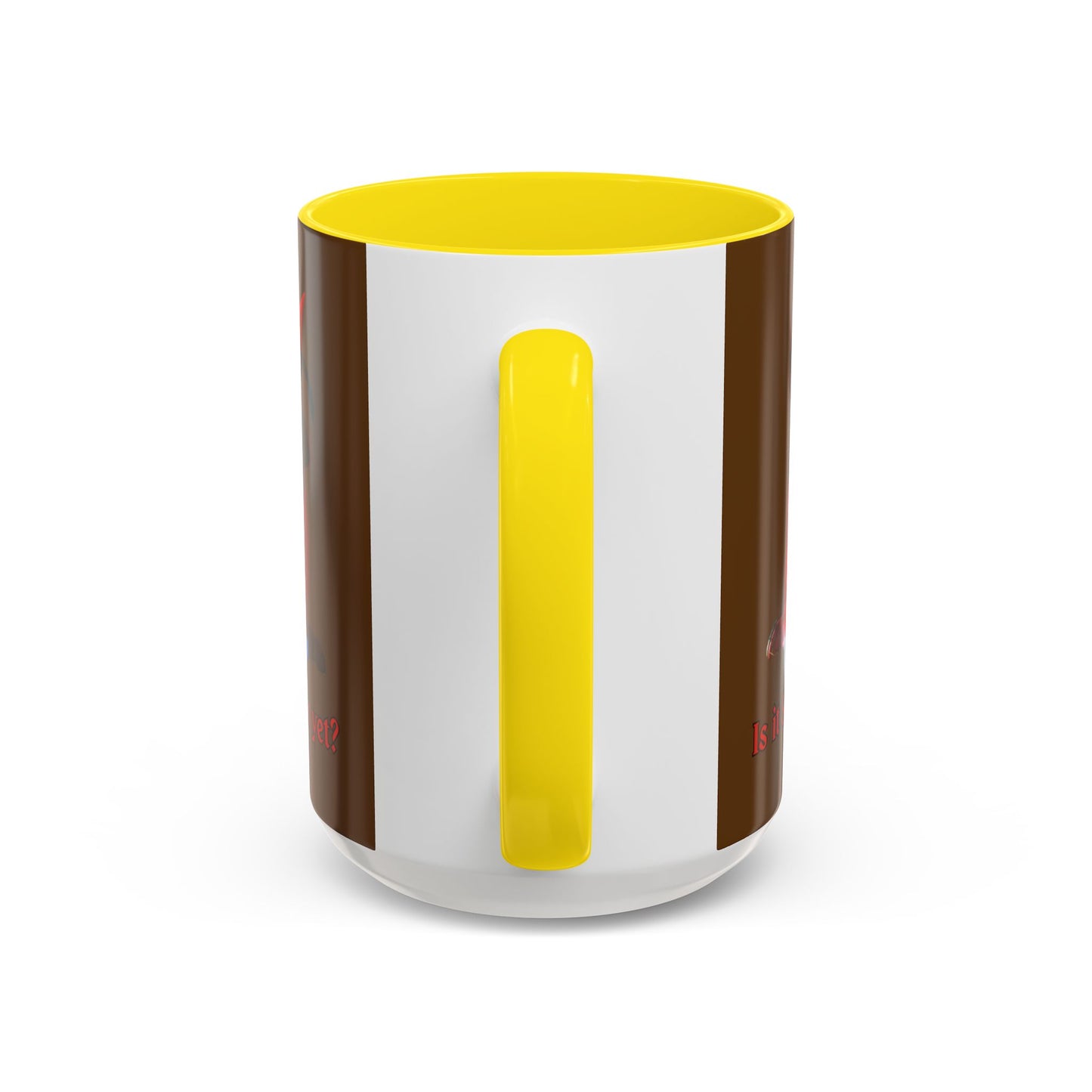 Is it Samhain yet? Brown Accent Mug by CreepyCrafts.boo