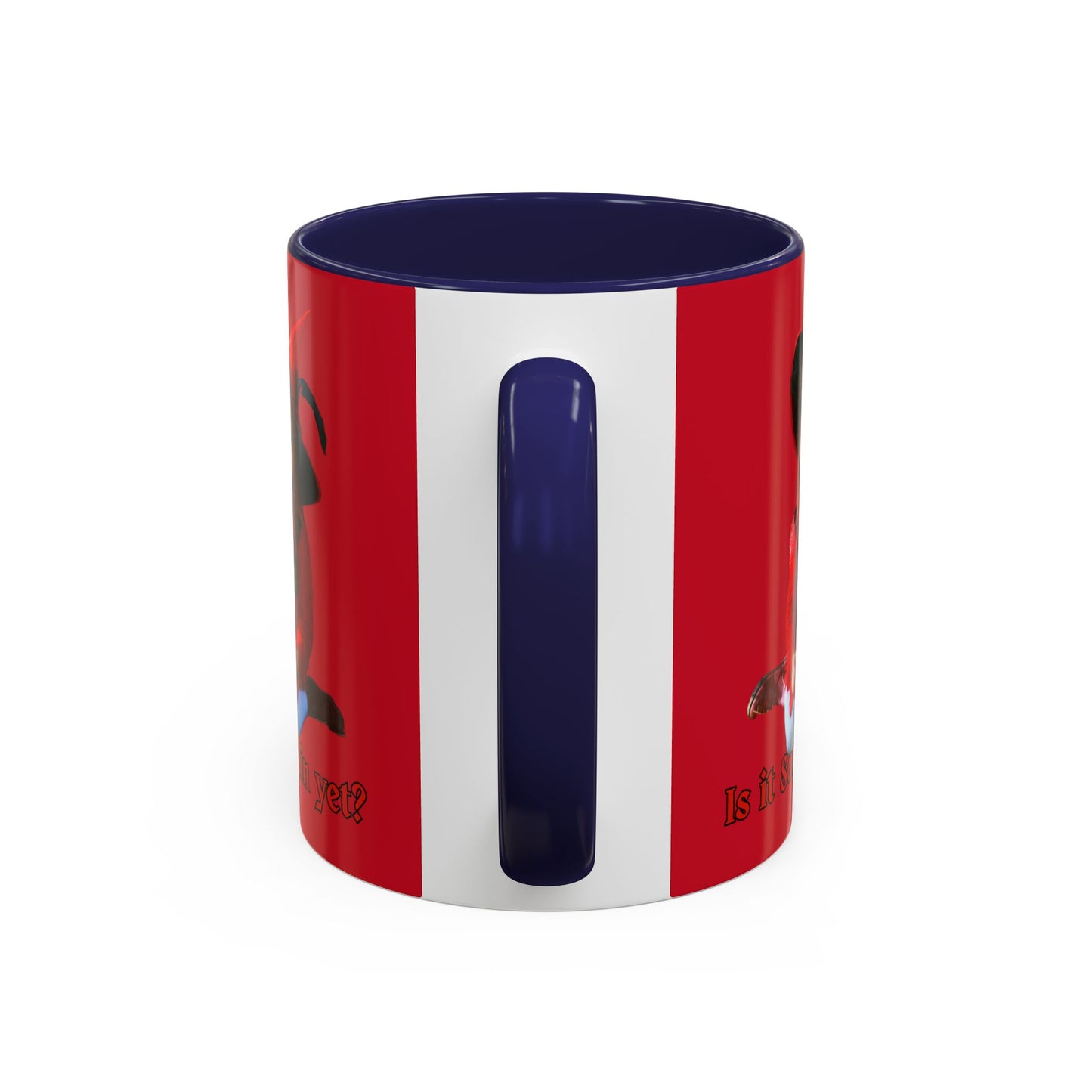 Is it Samhain yet? Red Accent Mug by CreepyCrafts.boo