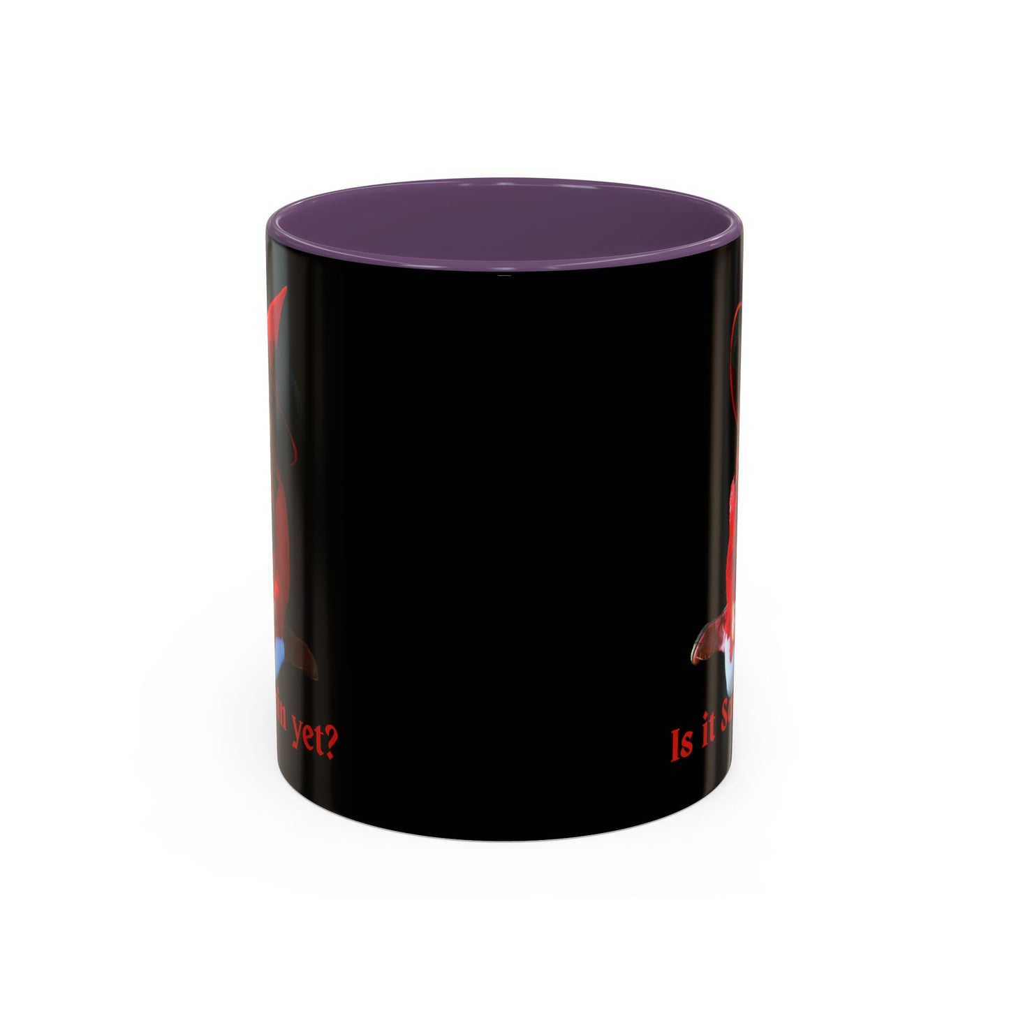 Is it Samhain yet? Black Accent Mug by CreepyCrafts.boo