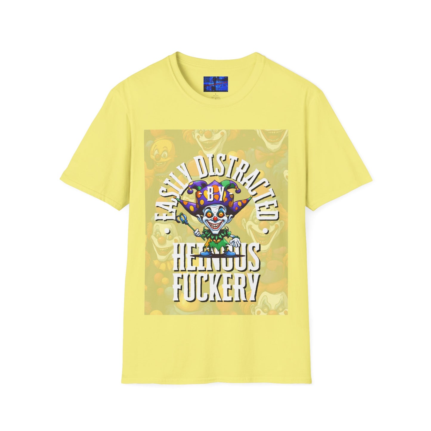 Easily Distracted by Heinous Fuckery Little Jincs LTcolors Unisex T-Shirt by cypherpunkgear.com
