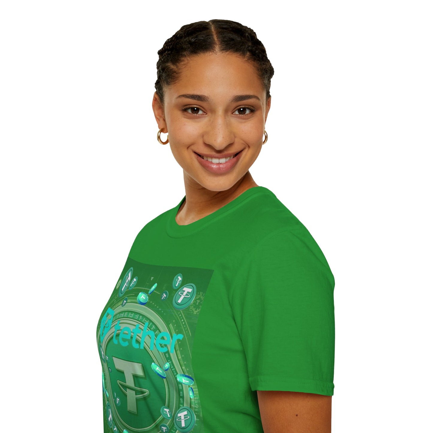 Tether DKcolors Unisex T-Shirt by cypherpunkgear.com