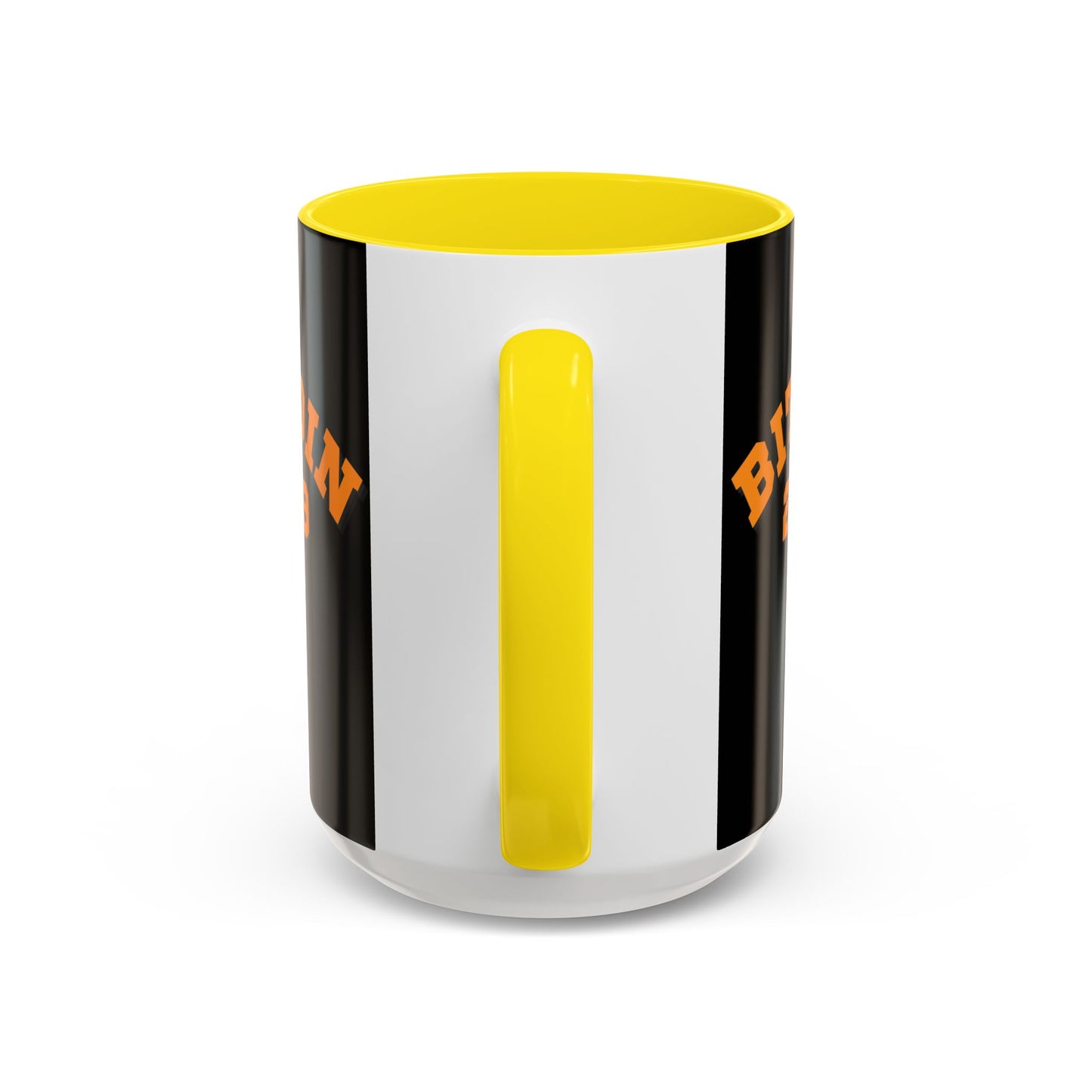 Bitcoin 2009 Black Accent Mug by cypherpunkgear.com