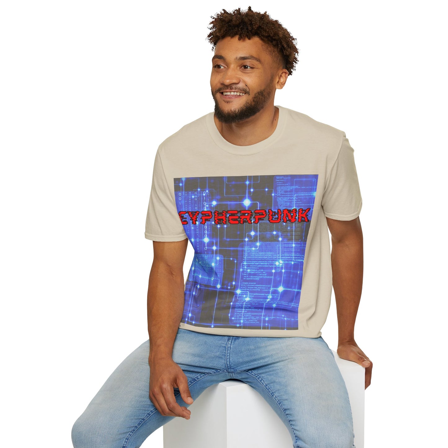 Cypherpunk LTcolors Unisex T-Shirt by cypherpunkgear.com
