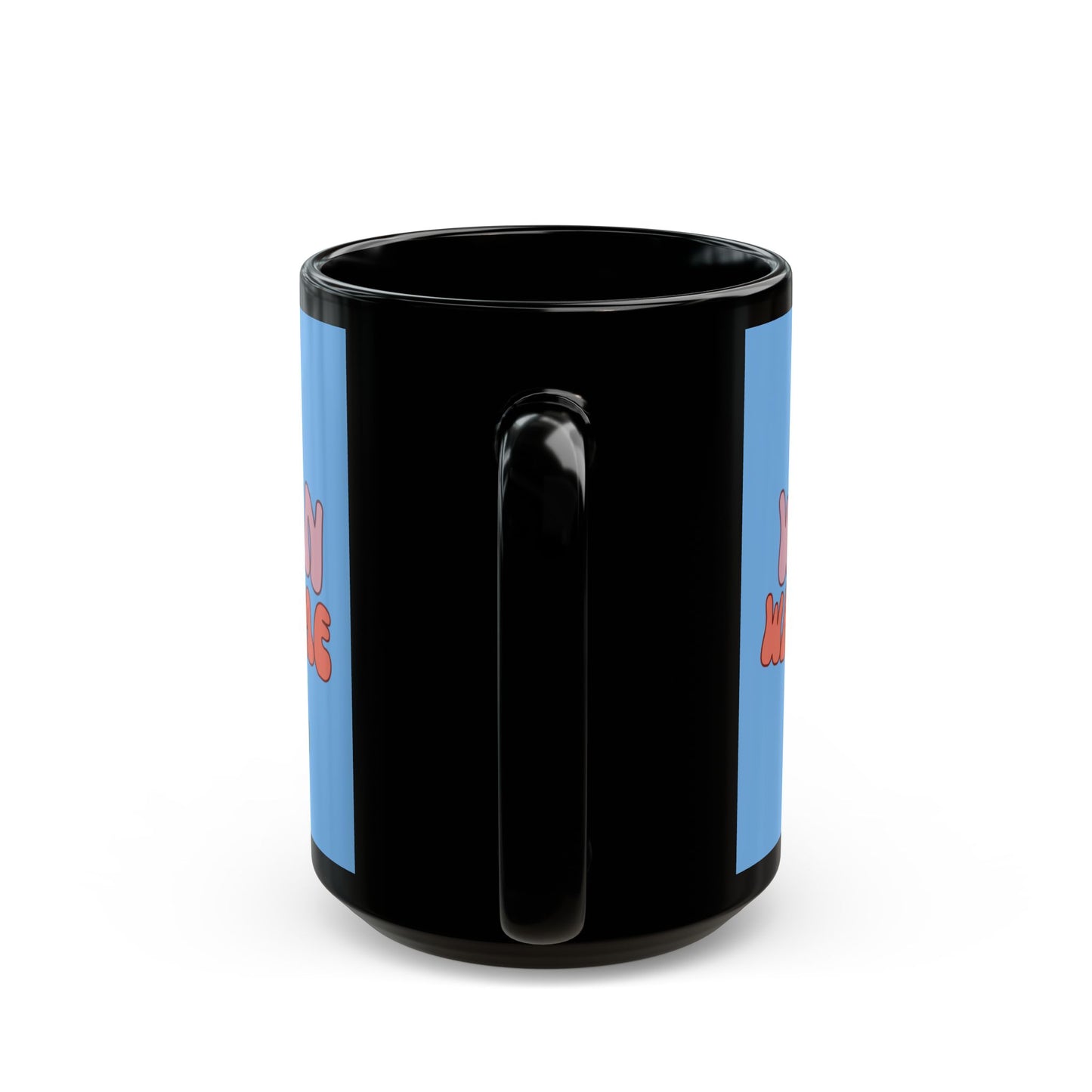I Am Woman Watch Me Vote Light Blue Mug by cypherpunkgear.com