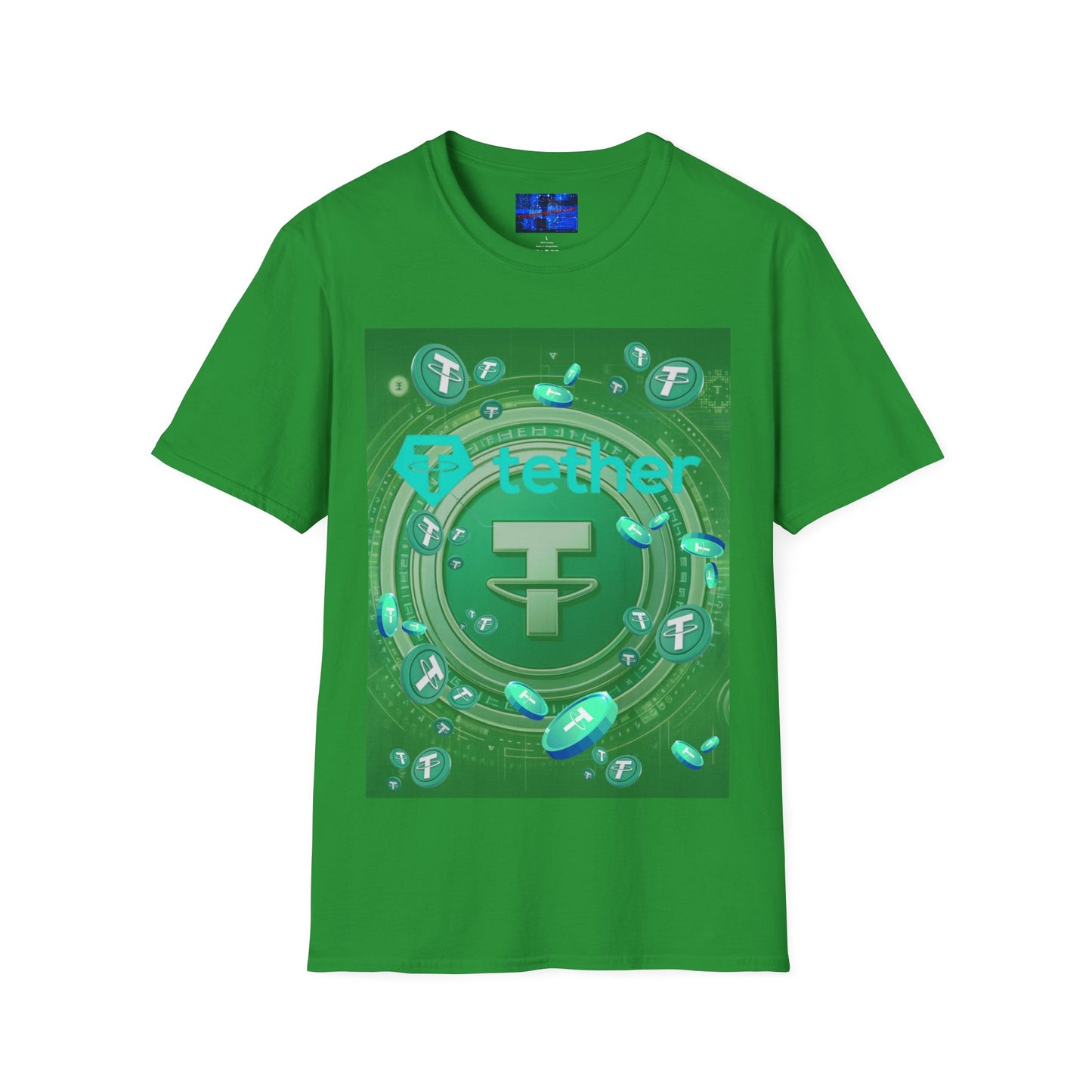 Tether DKcolors Unisex T-Shirt by cypherpunkgear.com