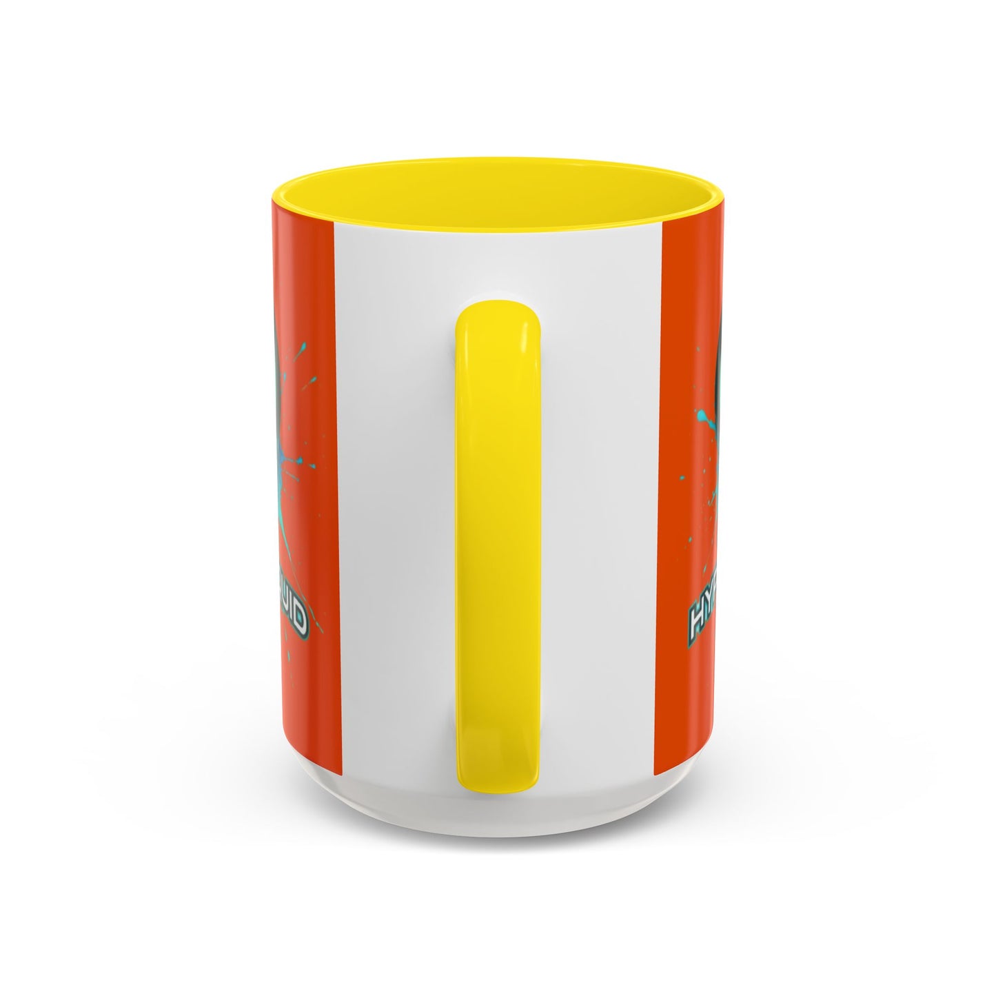 HYPE Drip Orange Accent Mug by cypherpunkgear.com