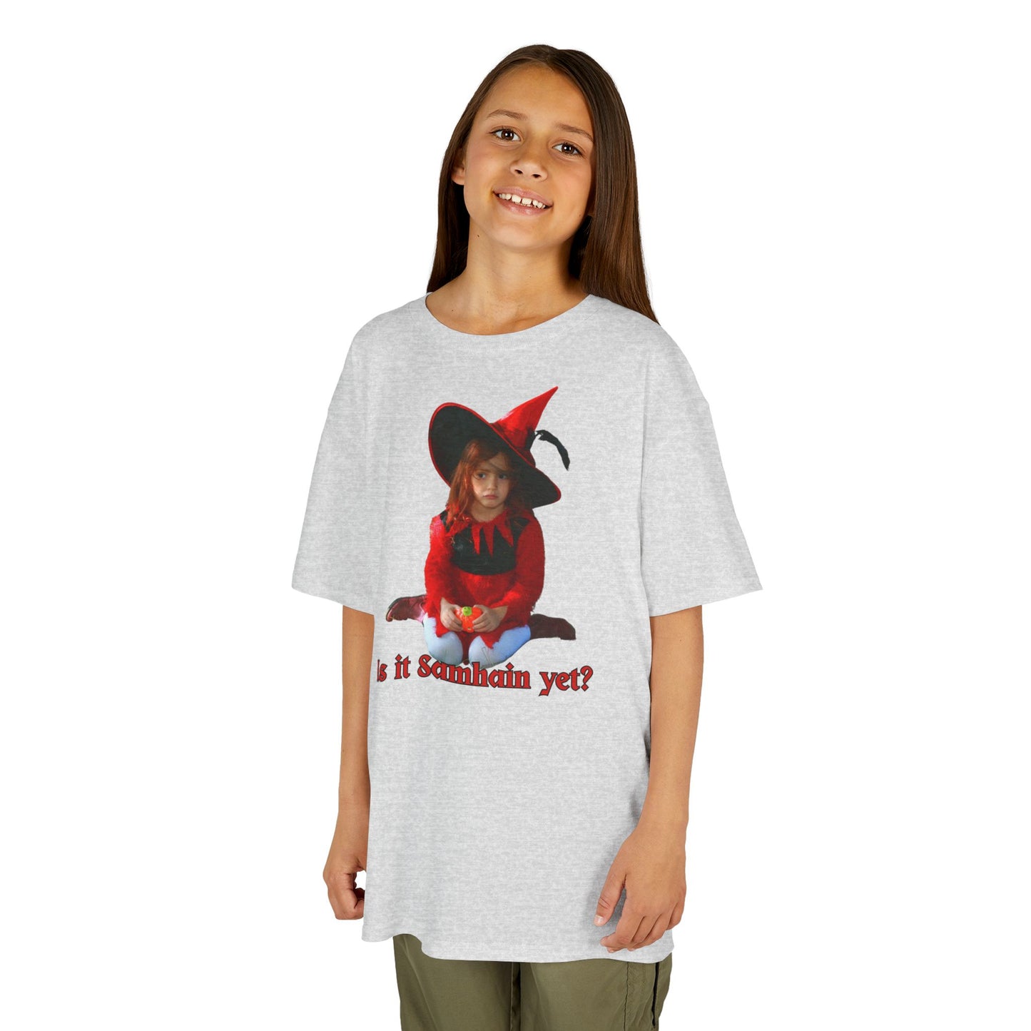 Is it Samhain yet? Kids Heavy Cotton™ Tee by CreepyCrafts.boo
